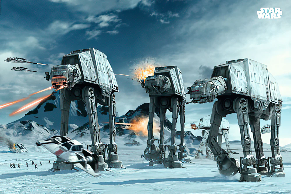 Star Wars Poster AT-AT Fighter
