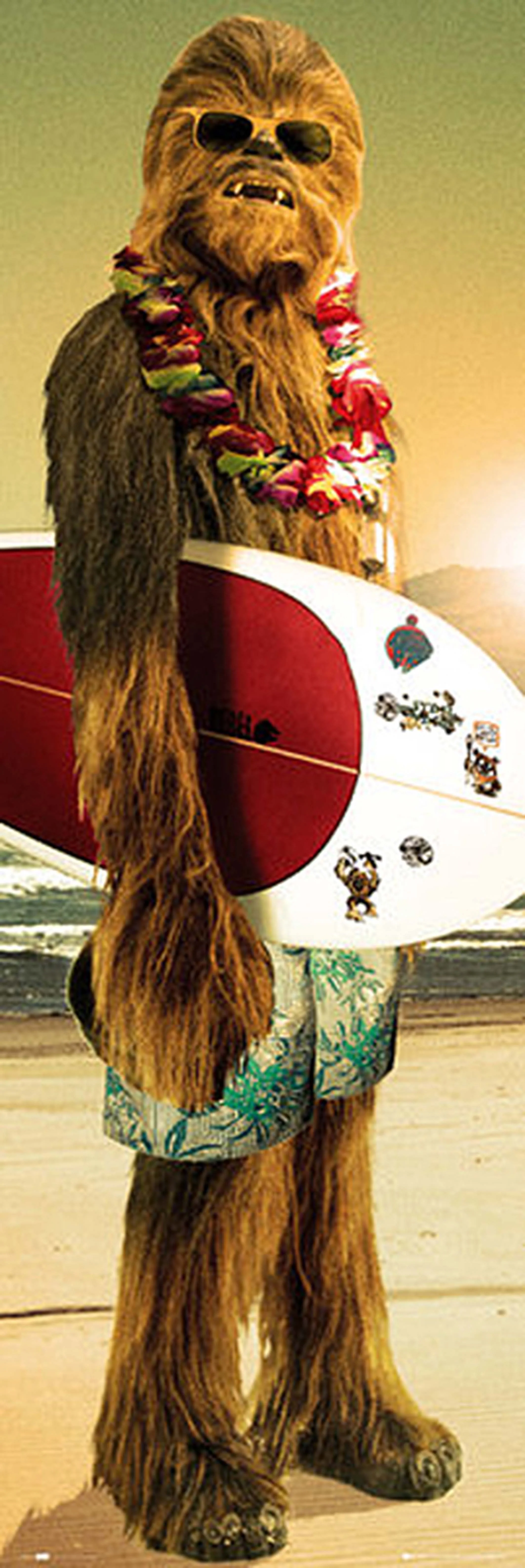Star Wars Poster Chewbacca Surfin' - Image 2