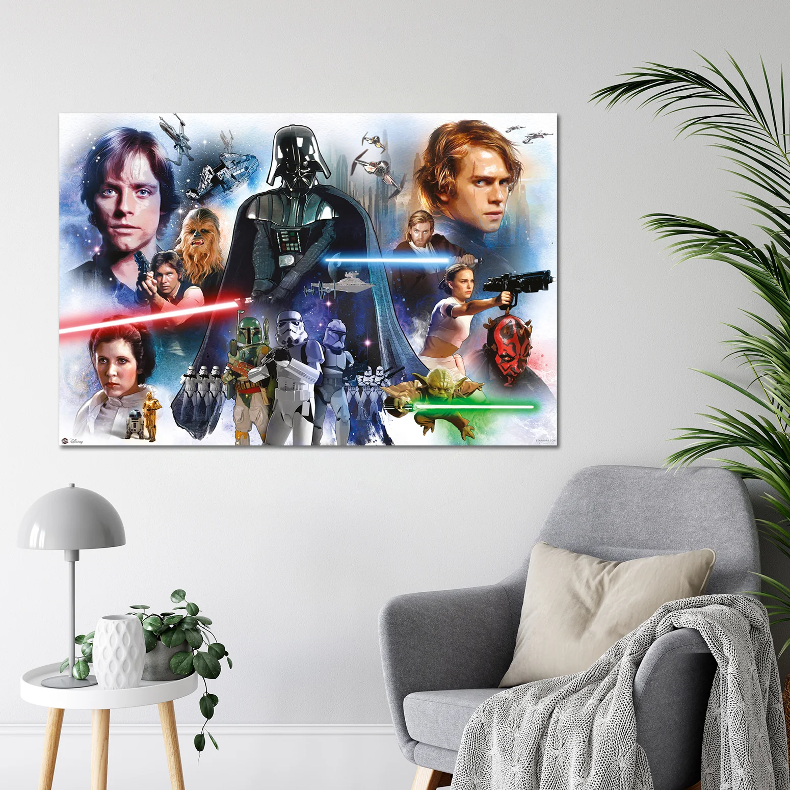 Star Wars Poster Episode 1 bis 6 Charaktere - Image 3