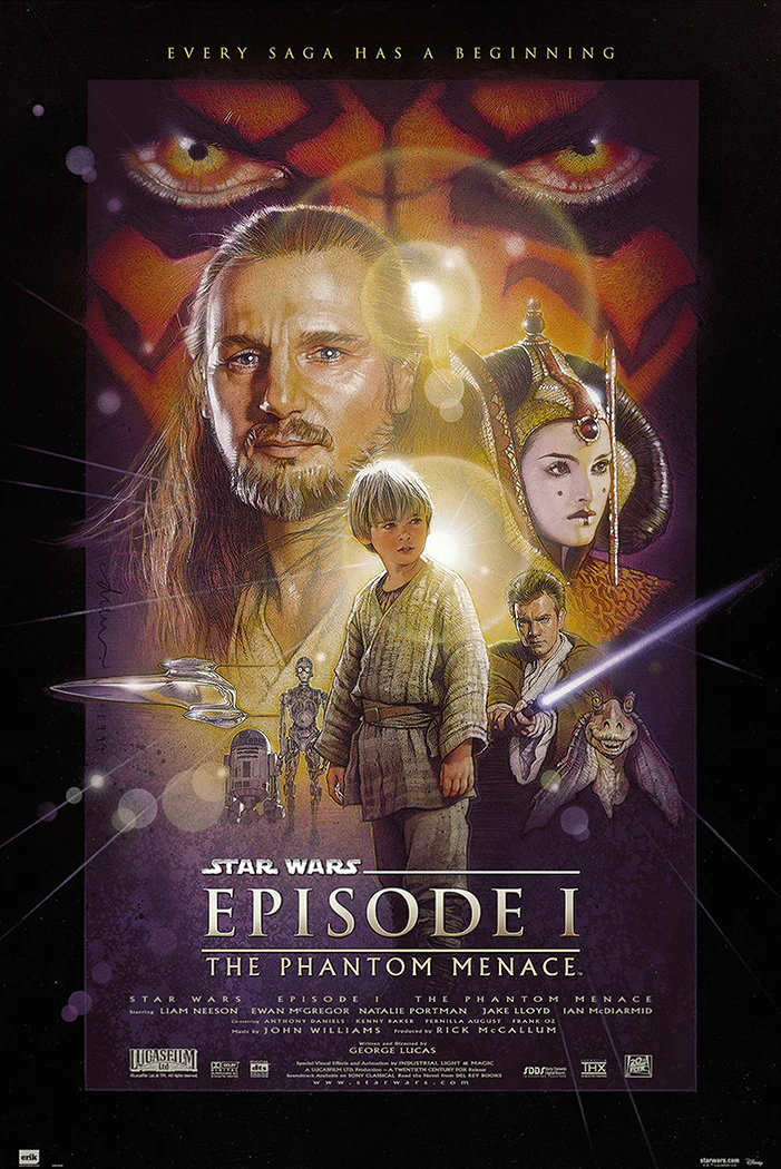 Star Wars Poster Episode 1 The Phantom Menace