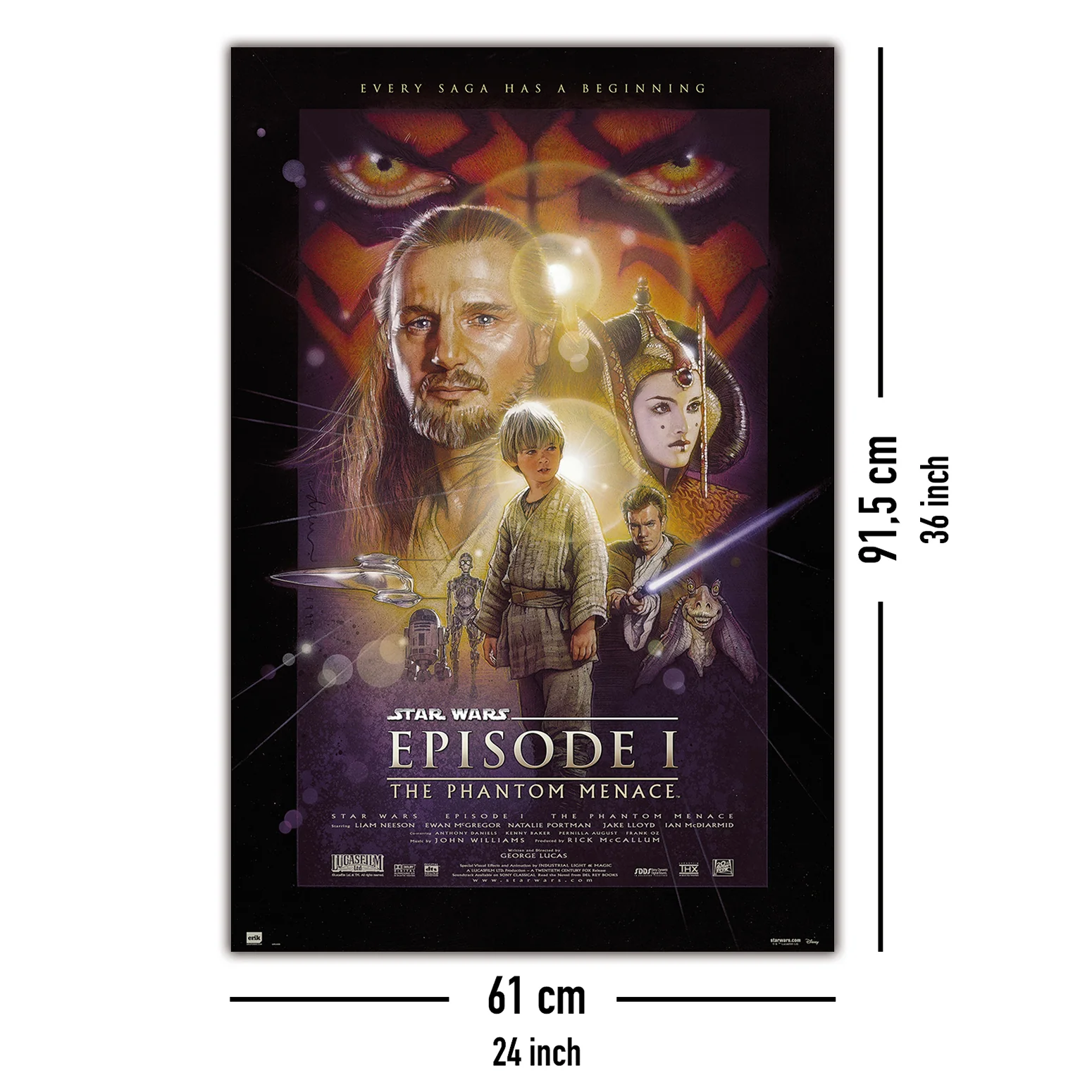 Star Wars Poster Episode 1 The Phantom Menace - Image 10
