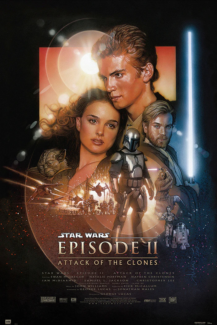 Star Wars Poster Episode 2 Attack of the Clones