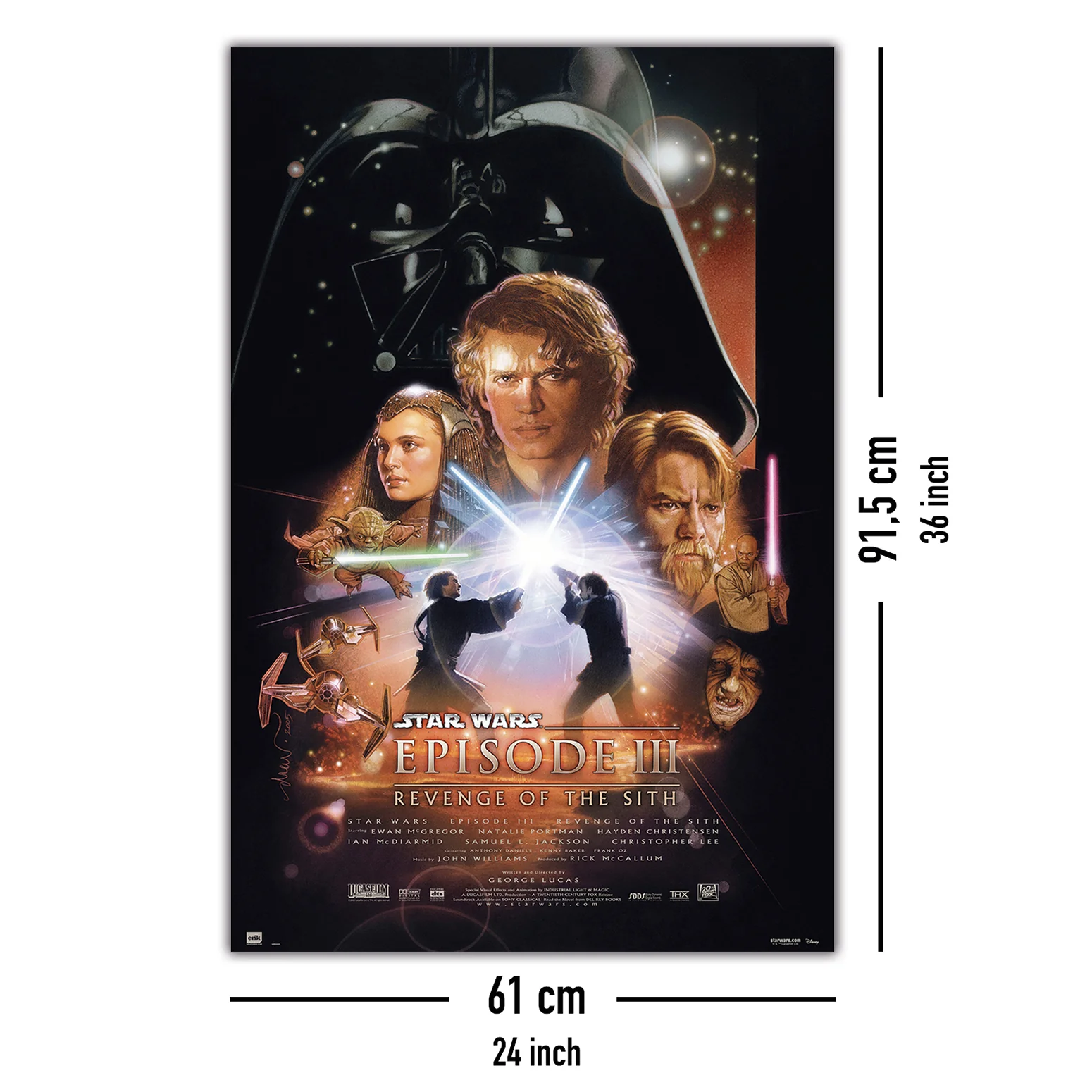 Star Wars Poster Episode 3 Revenge of the Sith - Image 10