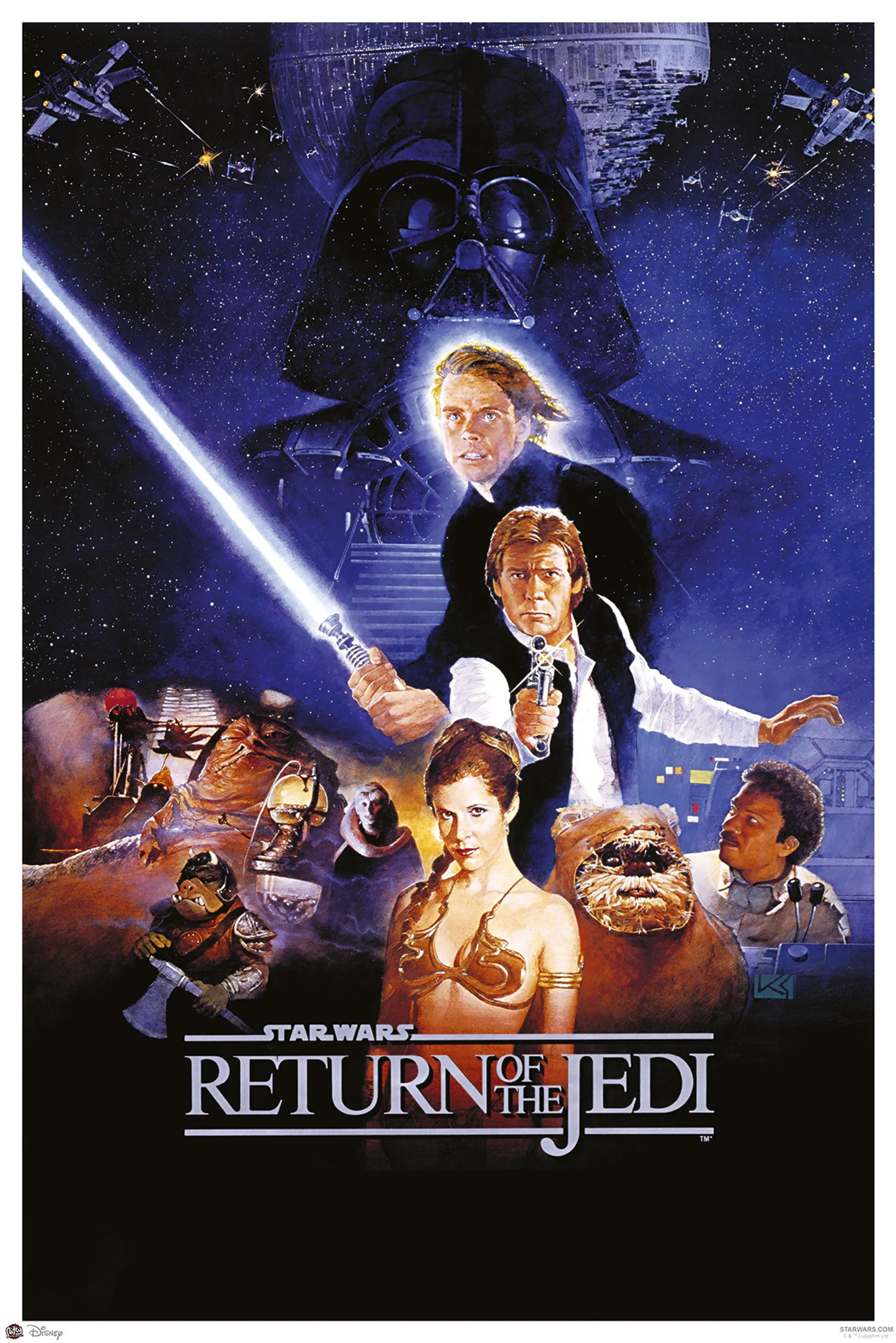 Star Wars Poster Return of the Jedi Style B