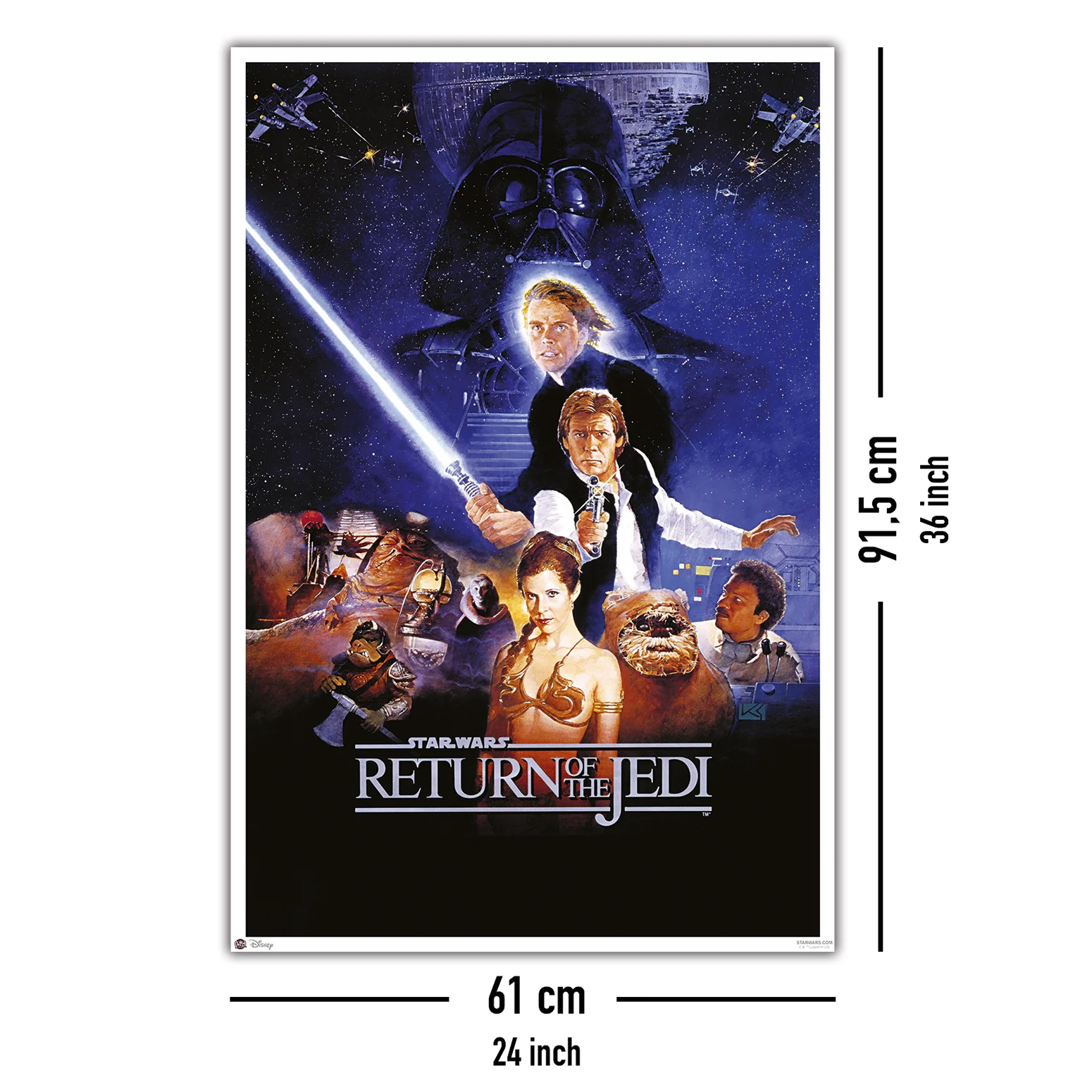 Star Wars Poster Return of the Jedi Style B - Image 5