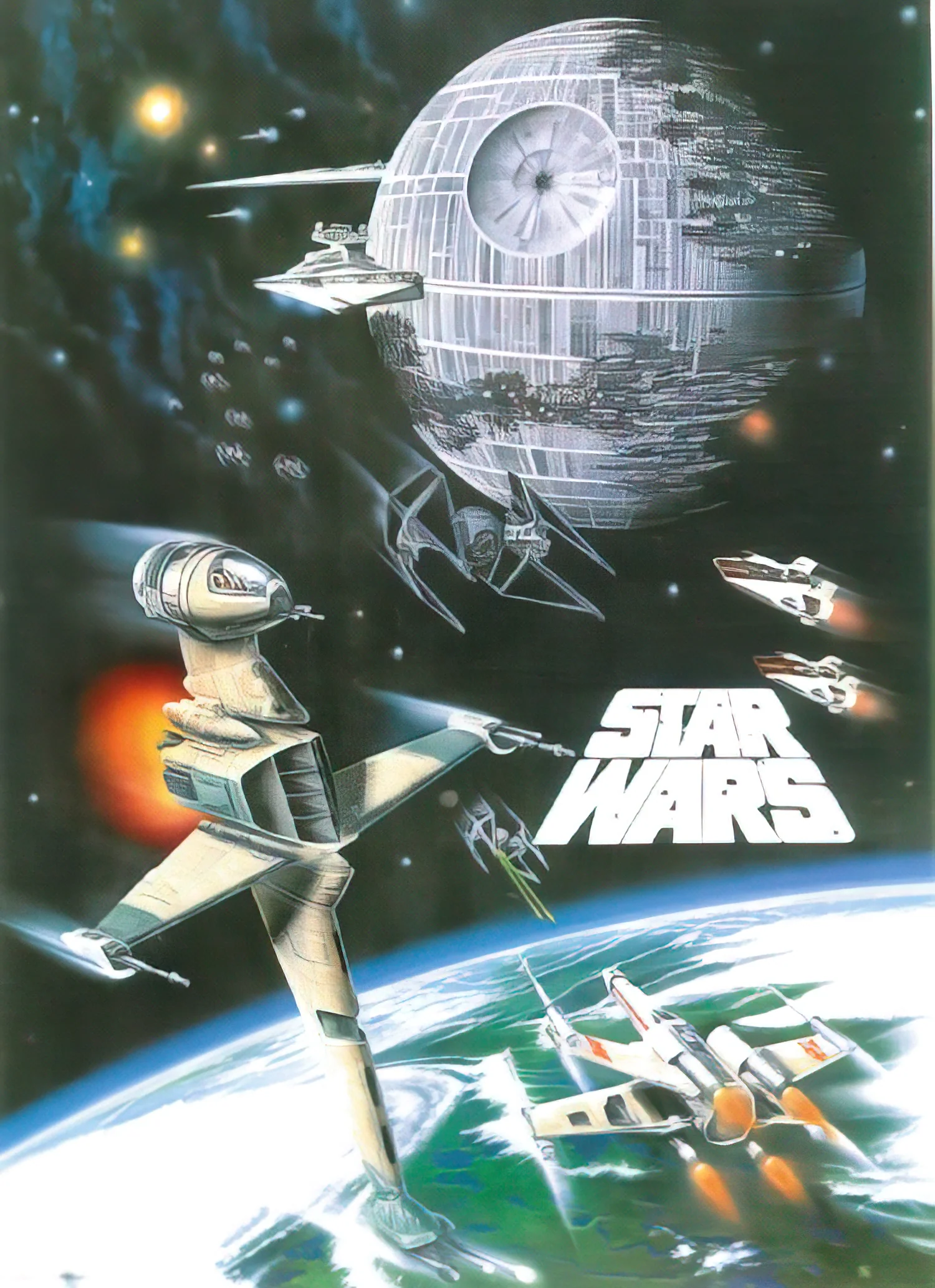 Star Wars Poster Space Battle