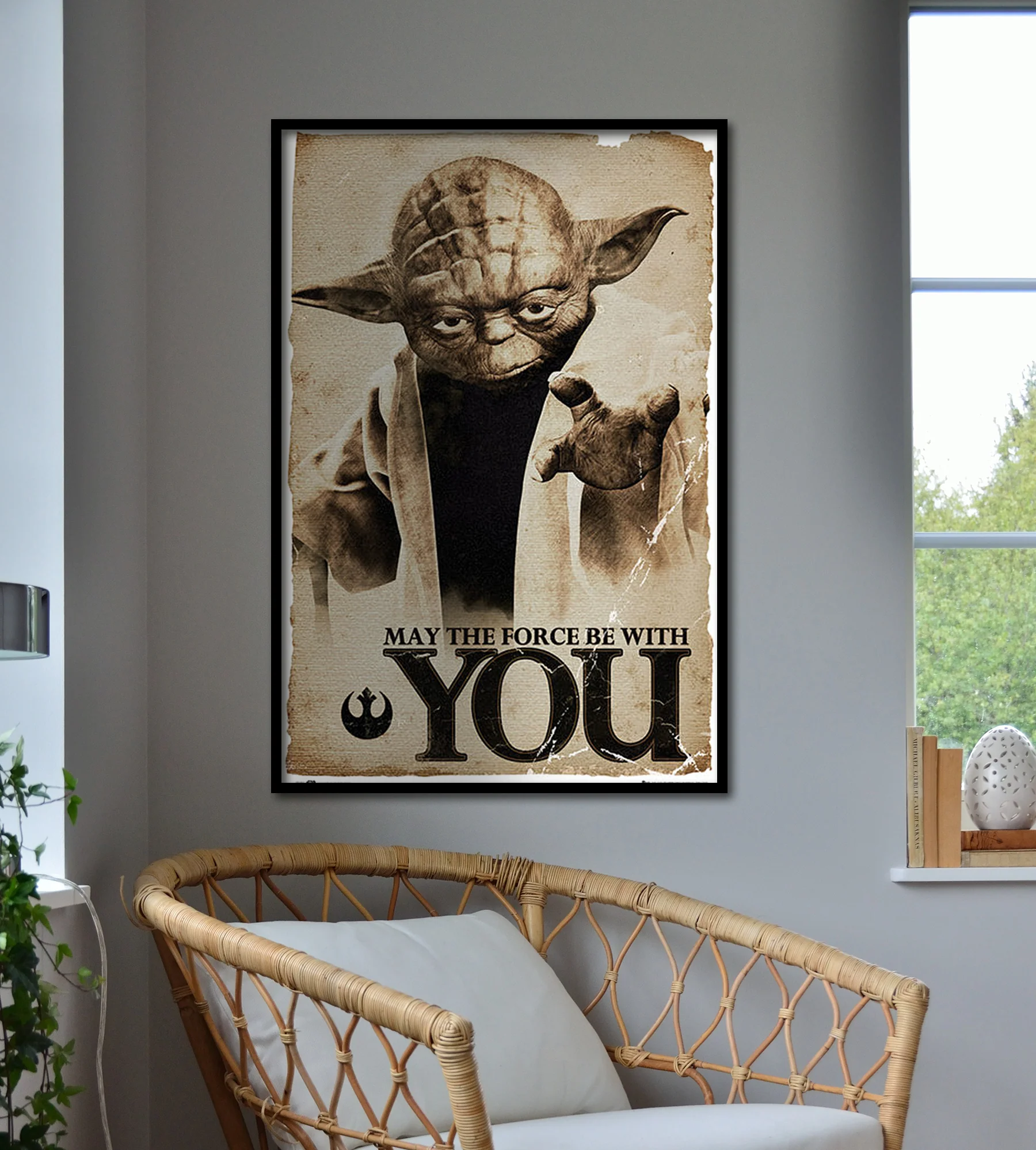 Star Wars Poster Yoda May the Force be with You - Image 7