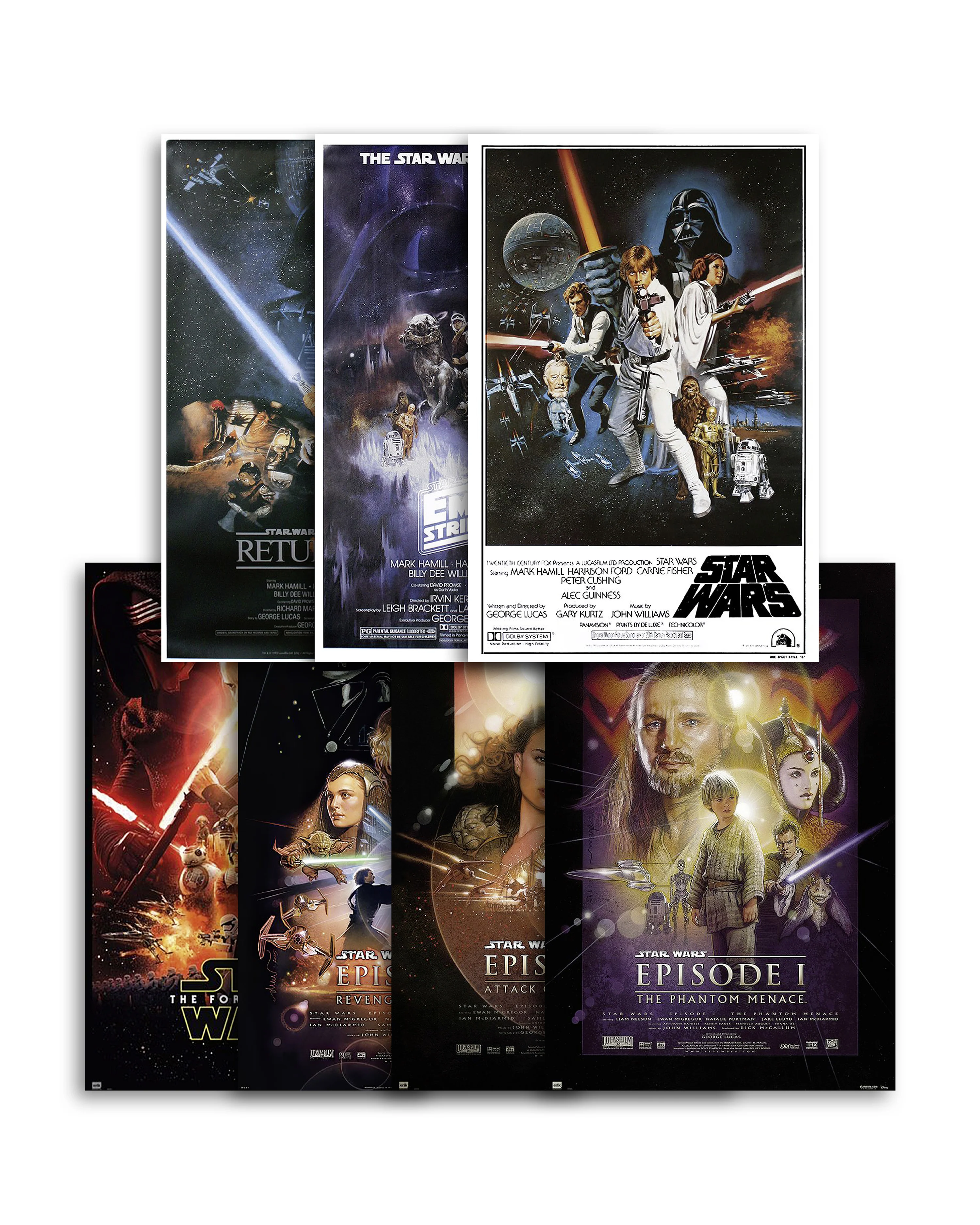 Star Wars Posterset Teil I - VII