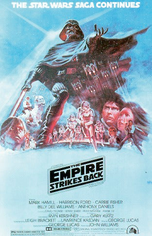 Star Wars Postkarte Empire Strikes back