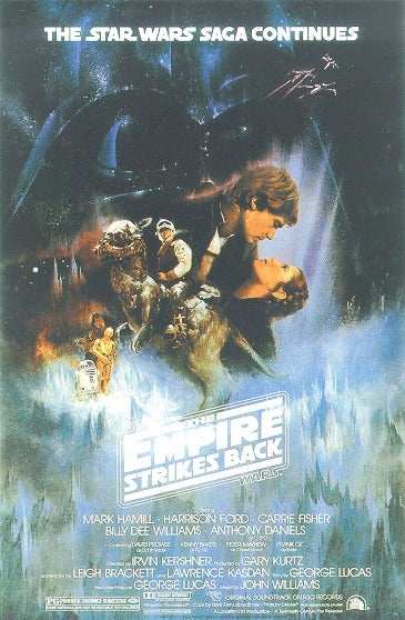 Star Wars Postkarte Empire Strikes back