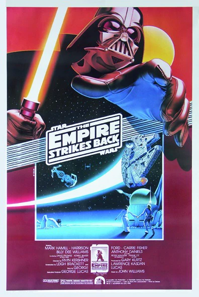 Star Wars Postkarte Empire Strikes back