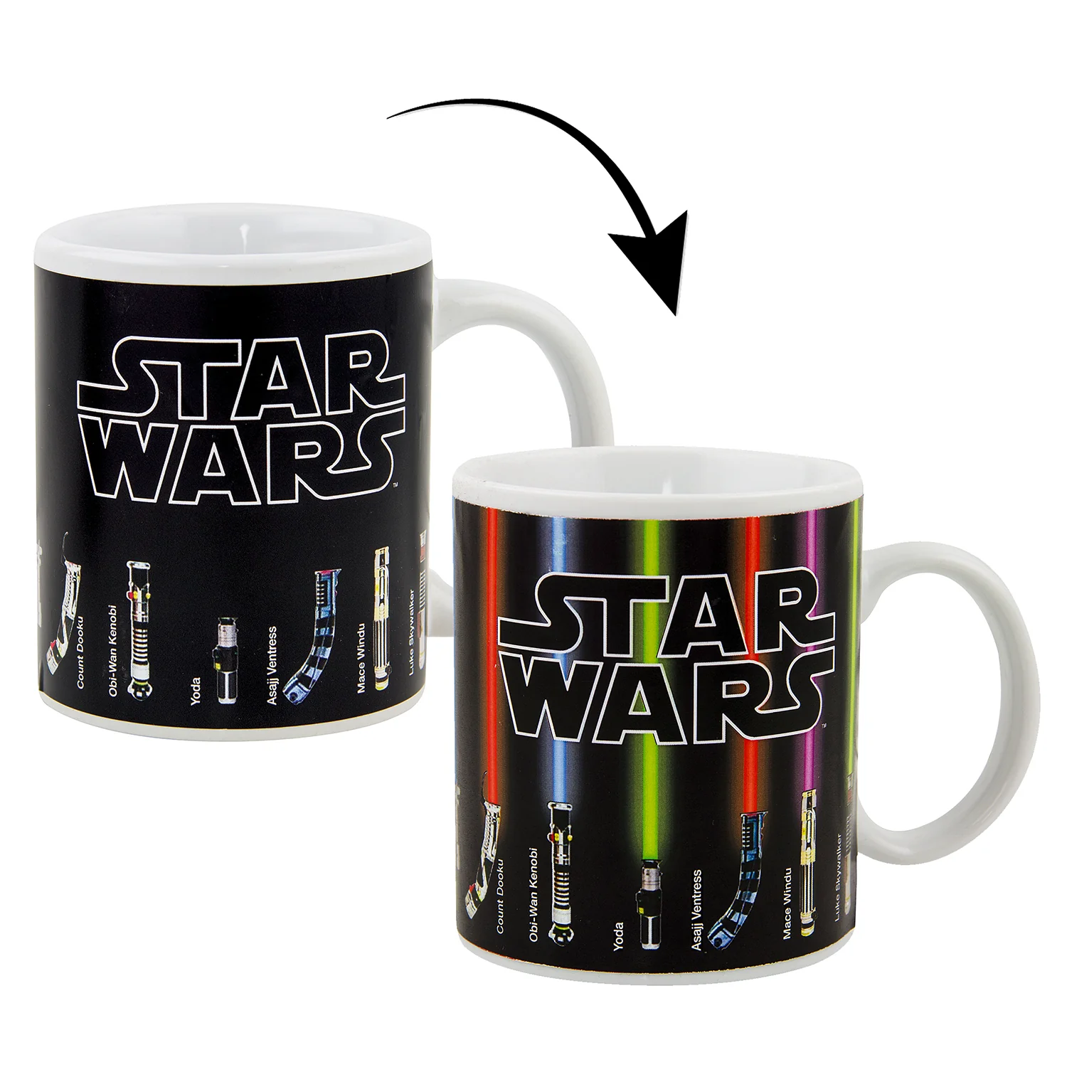 Star Wars Thermotasse Lichtschwerter
