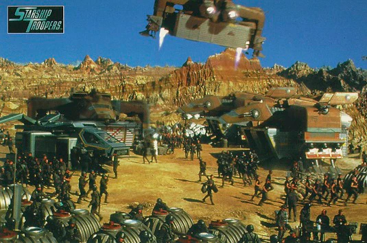 Postkarte Starship Troopers