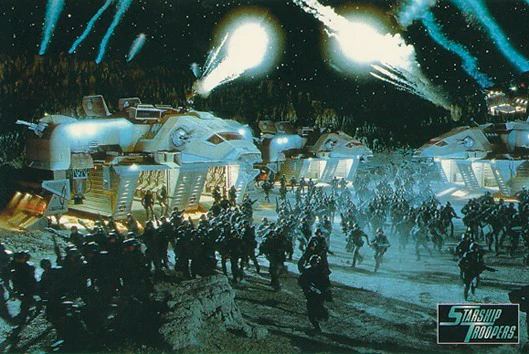 Postkarte Starship Troopers