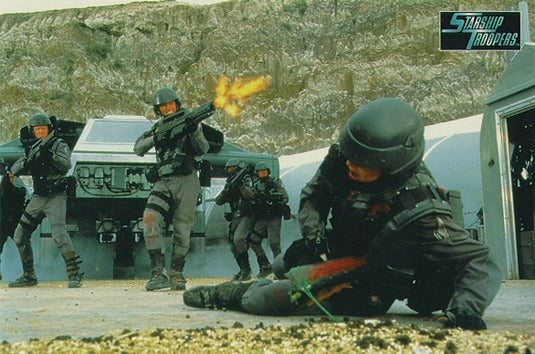 Postkarte Starship Troopers