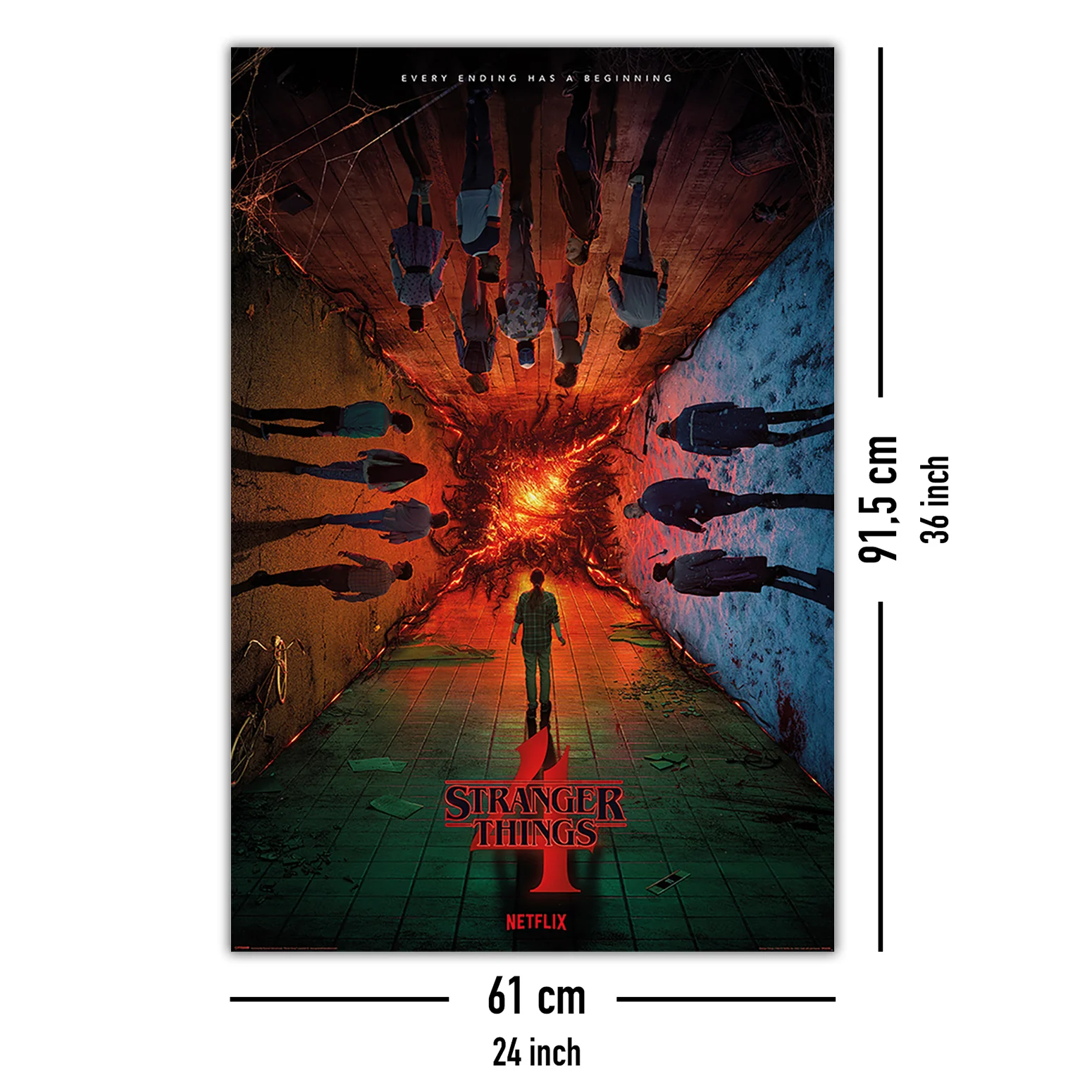Stranger Things 4 Poster Every Ending Has A Beginning - Image 10