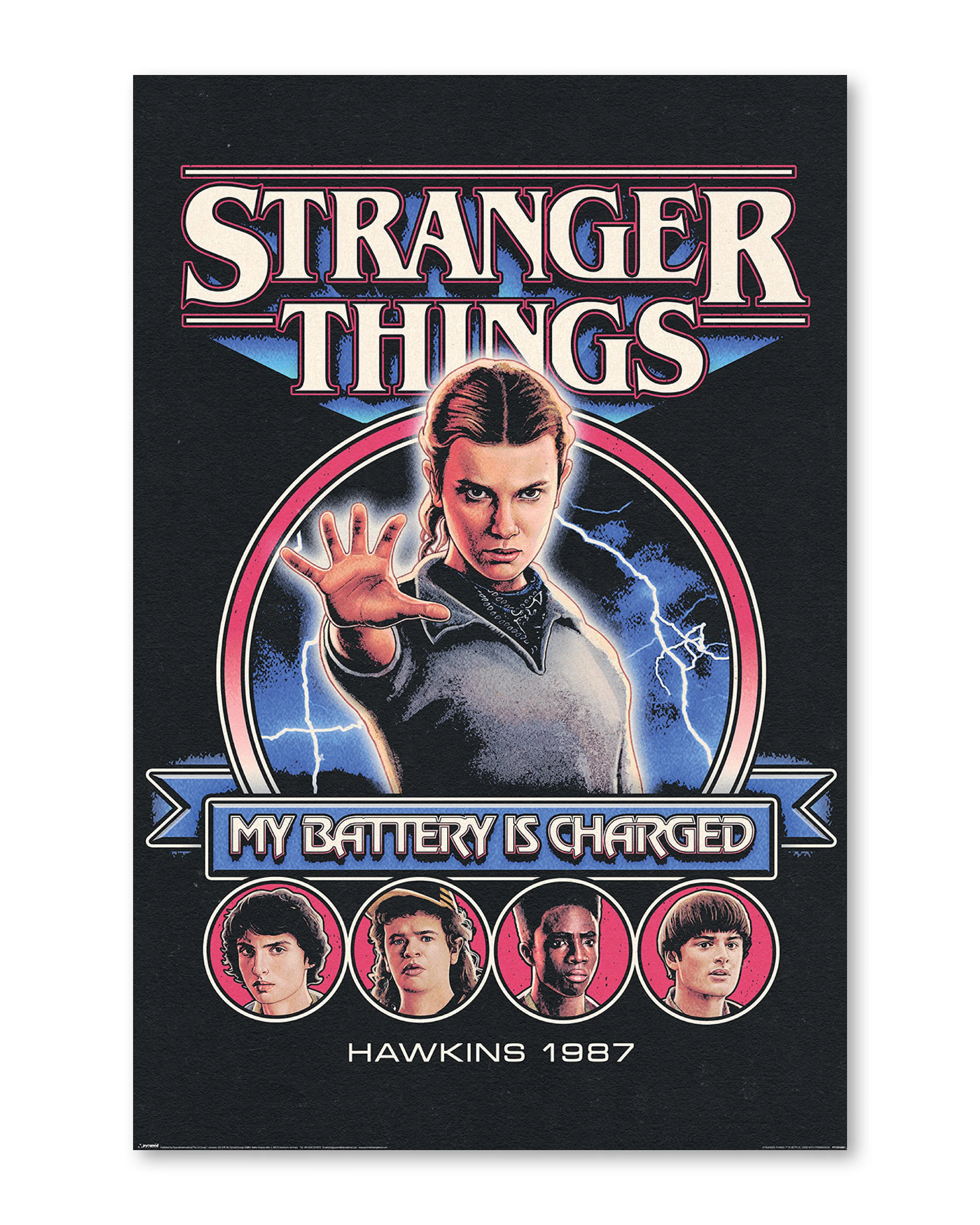 Stranger Things 5 Poster My Battery Is Charged