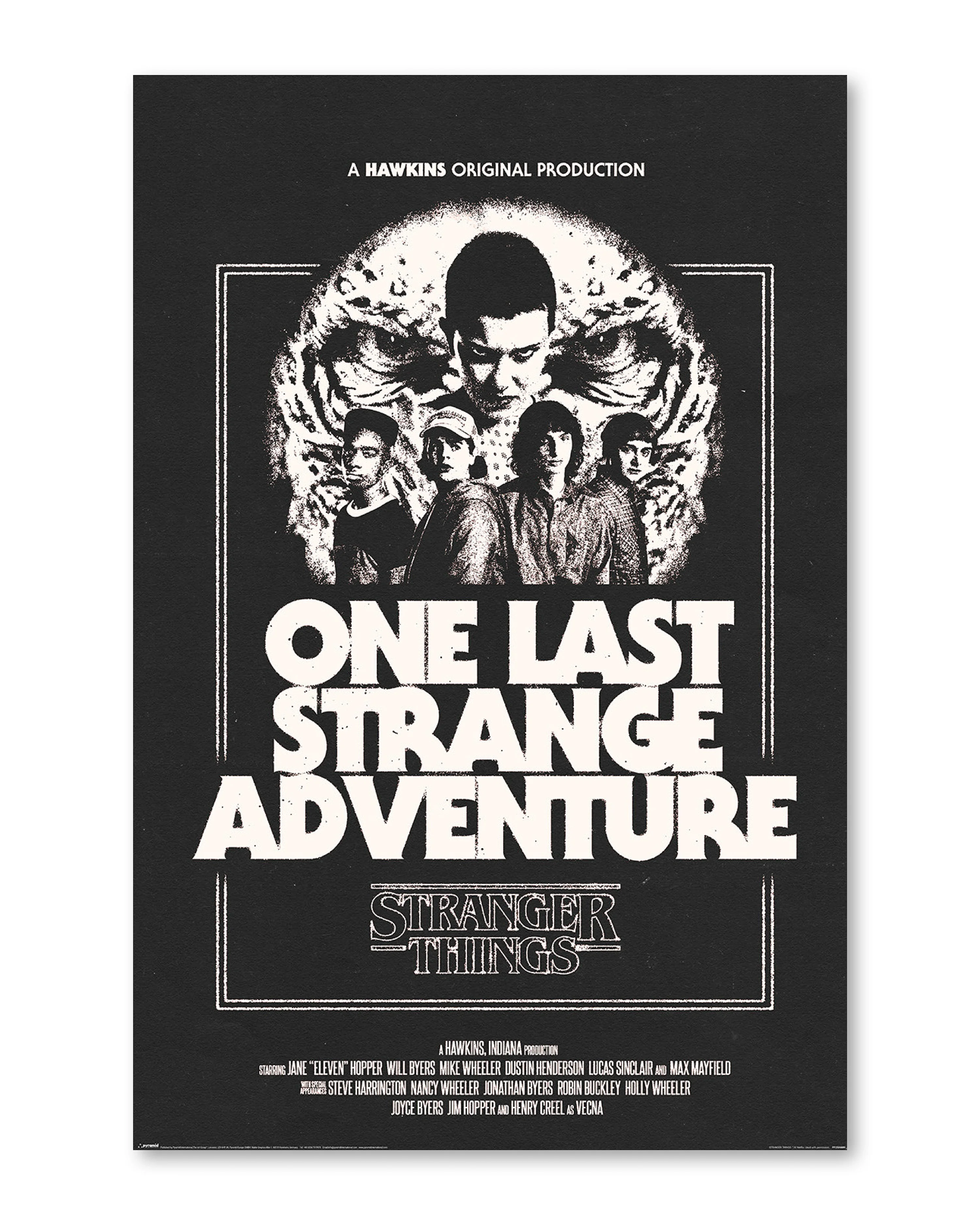 Stranger Things 5 Poster One Last Strange Adventure