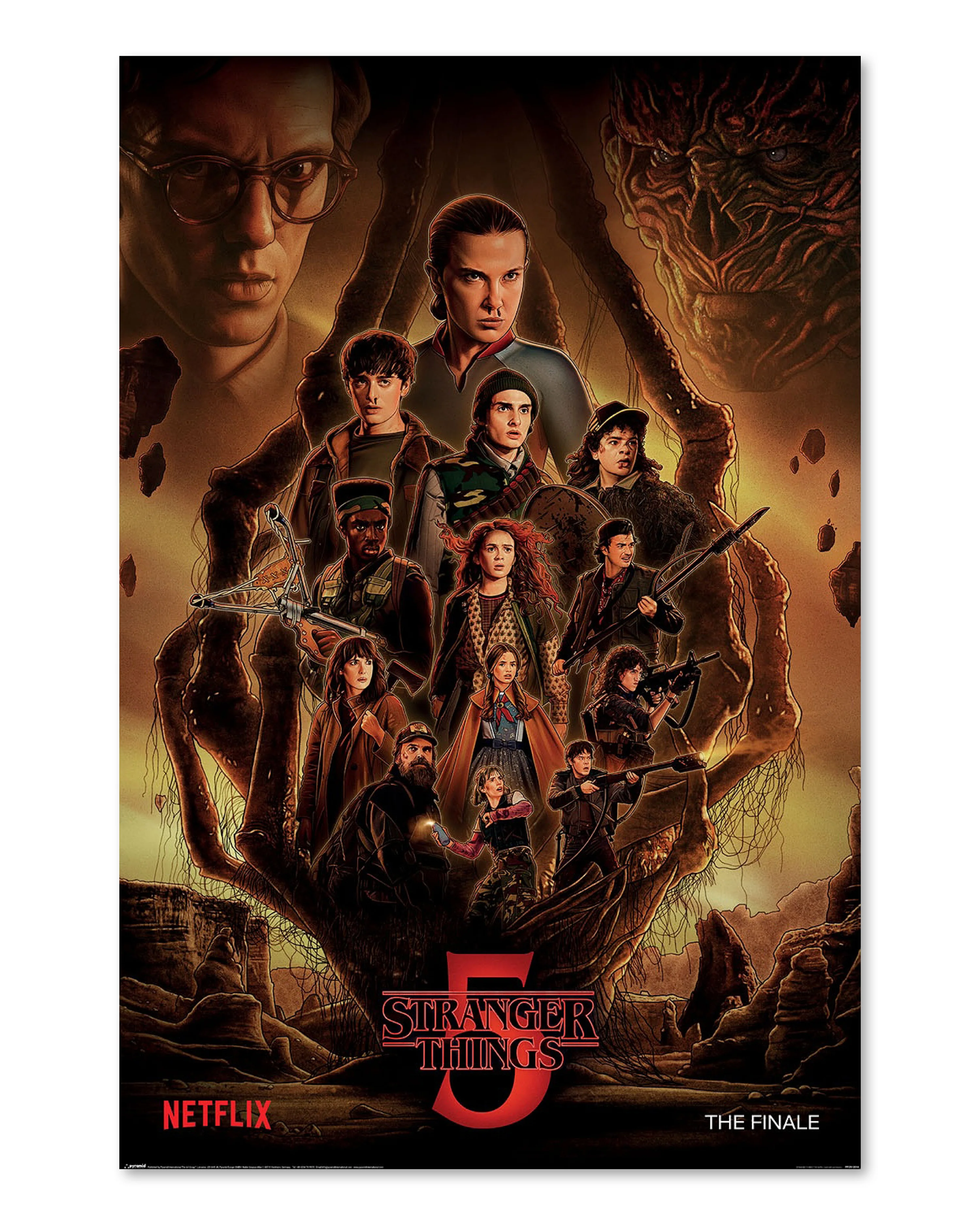 Stranger Things Season 5 Poster: The Finale - Chapter Eight: The Rightside Up - 61x91,5 cm