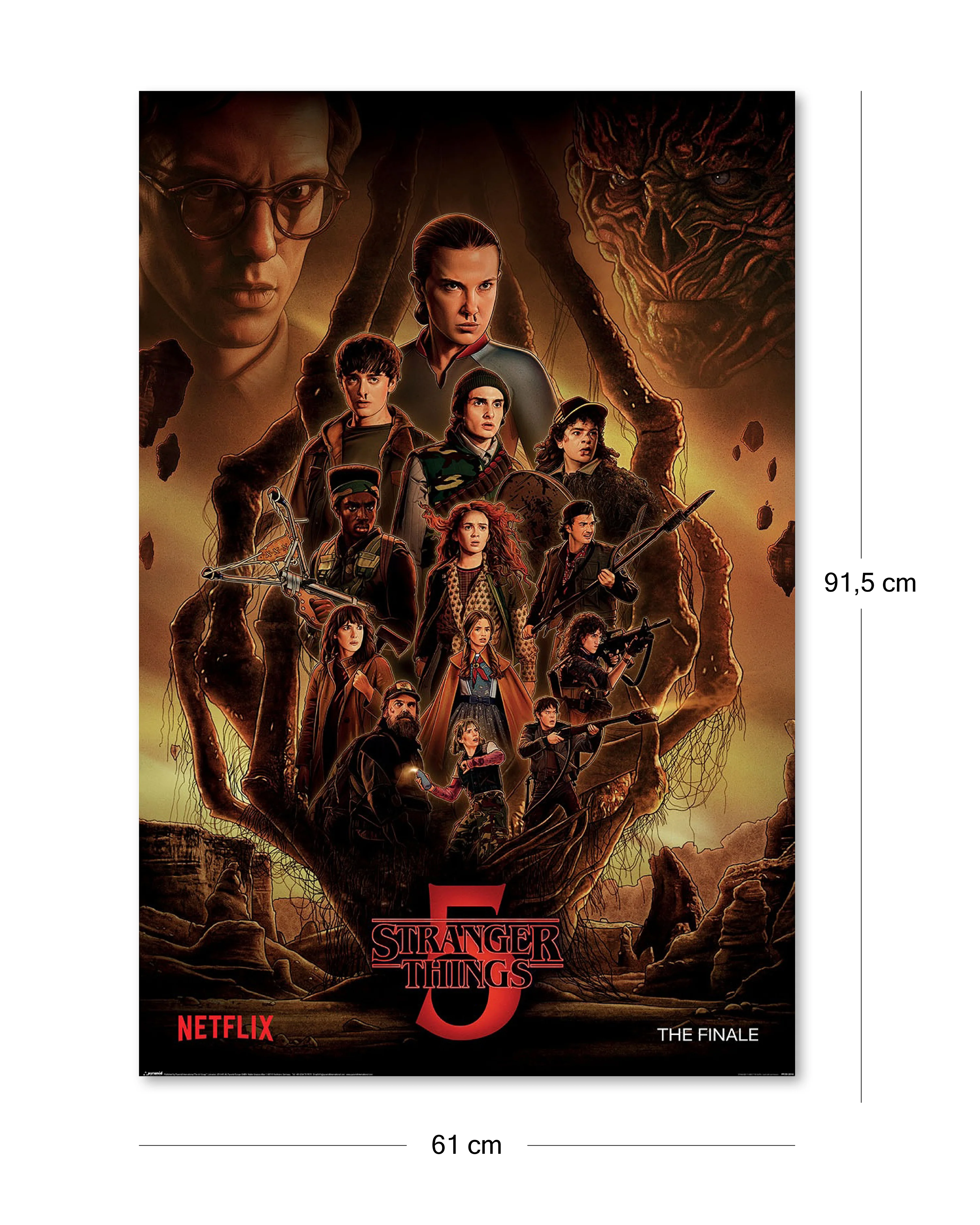 Stranger Things Season 5 Poster: The Finale - Chapter Eight: The Rightside Up - 61x91,5 cm - Image 2
