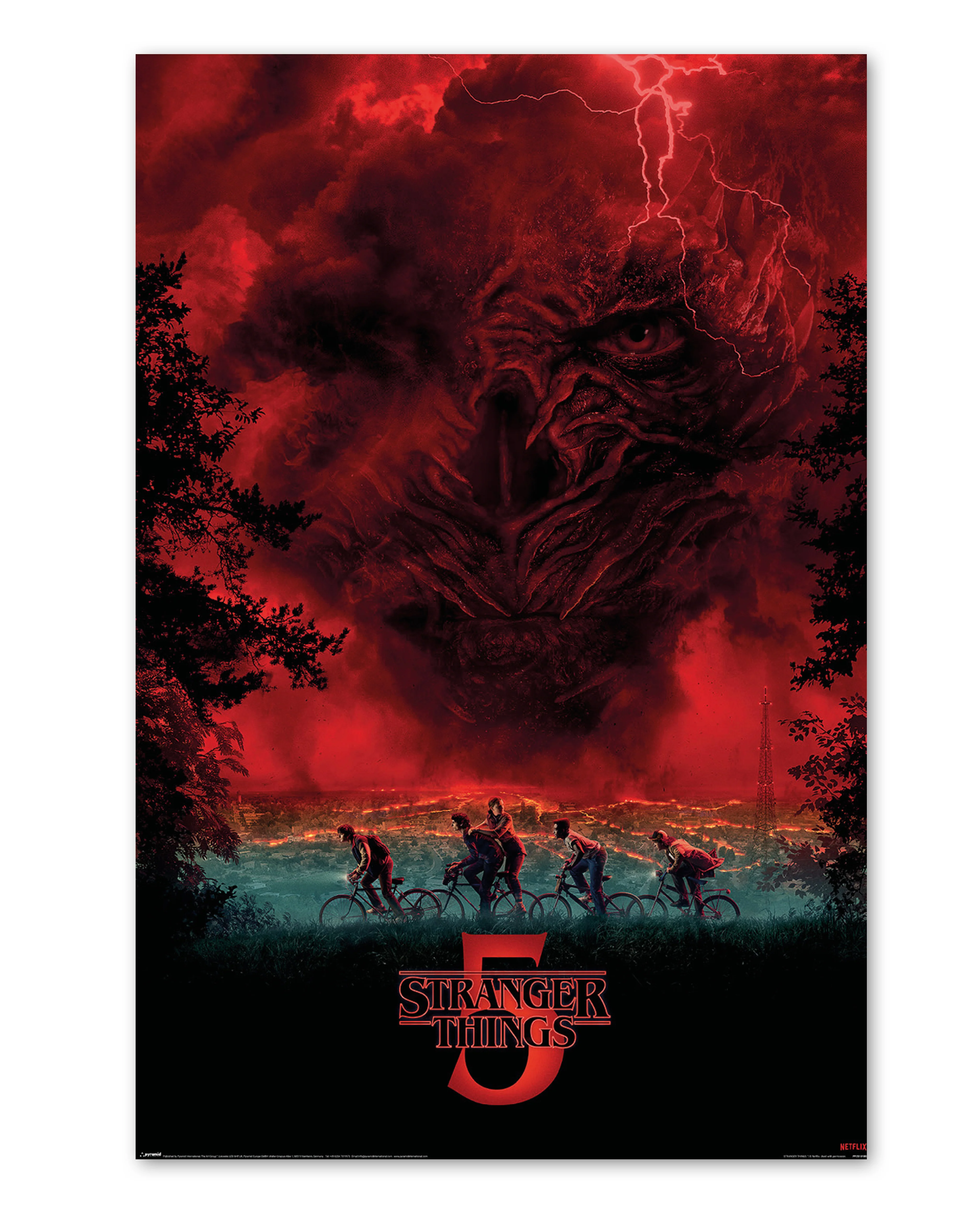 Stranger Things 5 Poster Vecna Sky