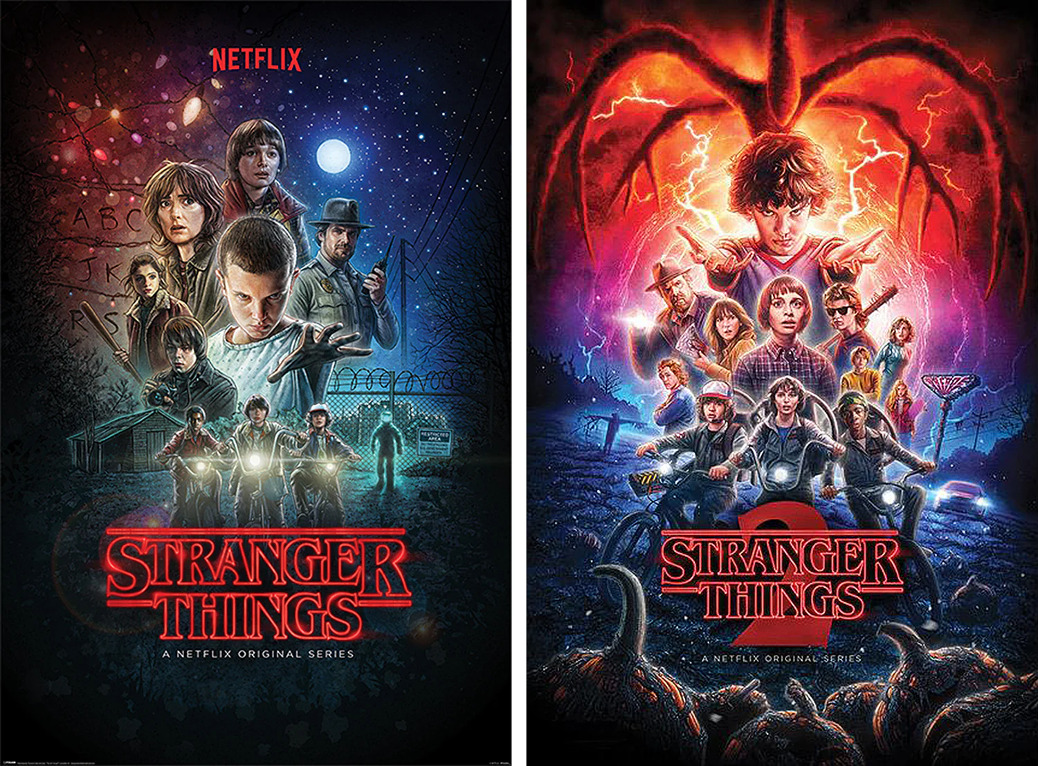 Stranger Things Poster 2er-Set