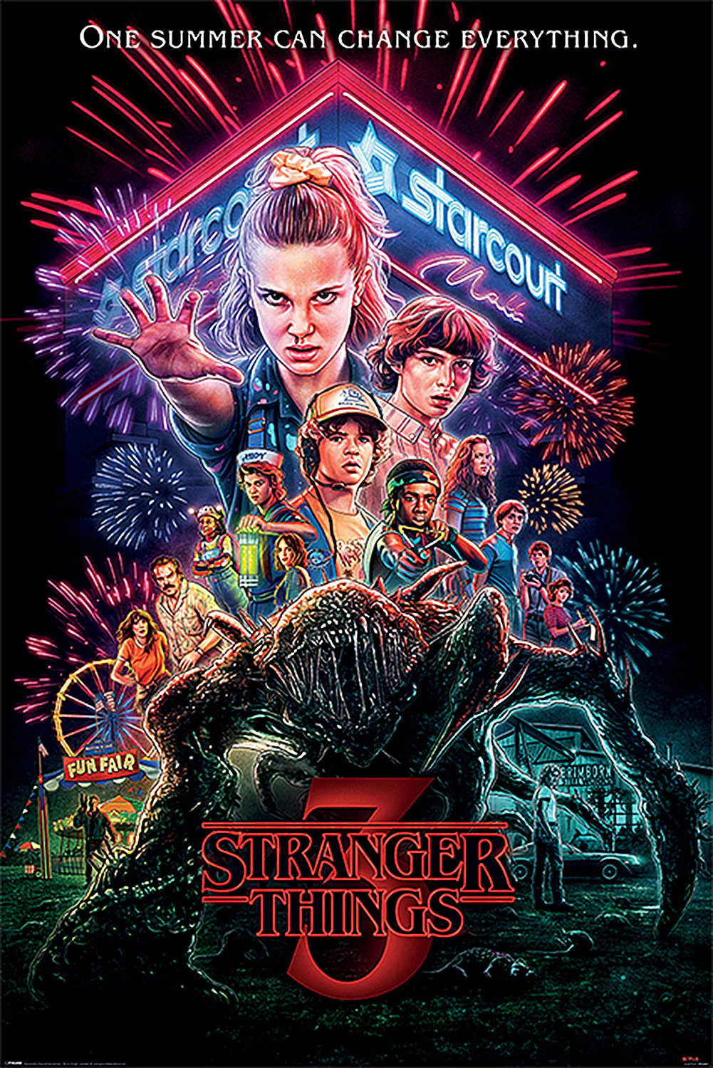 Stranger Things Poster 4er-Set - Image 4