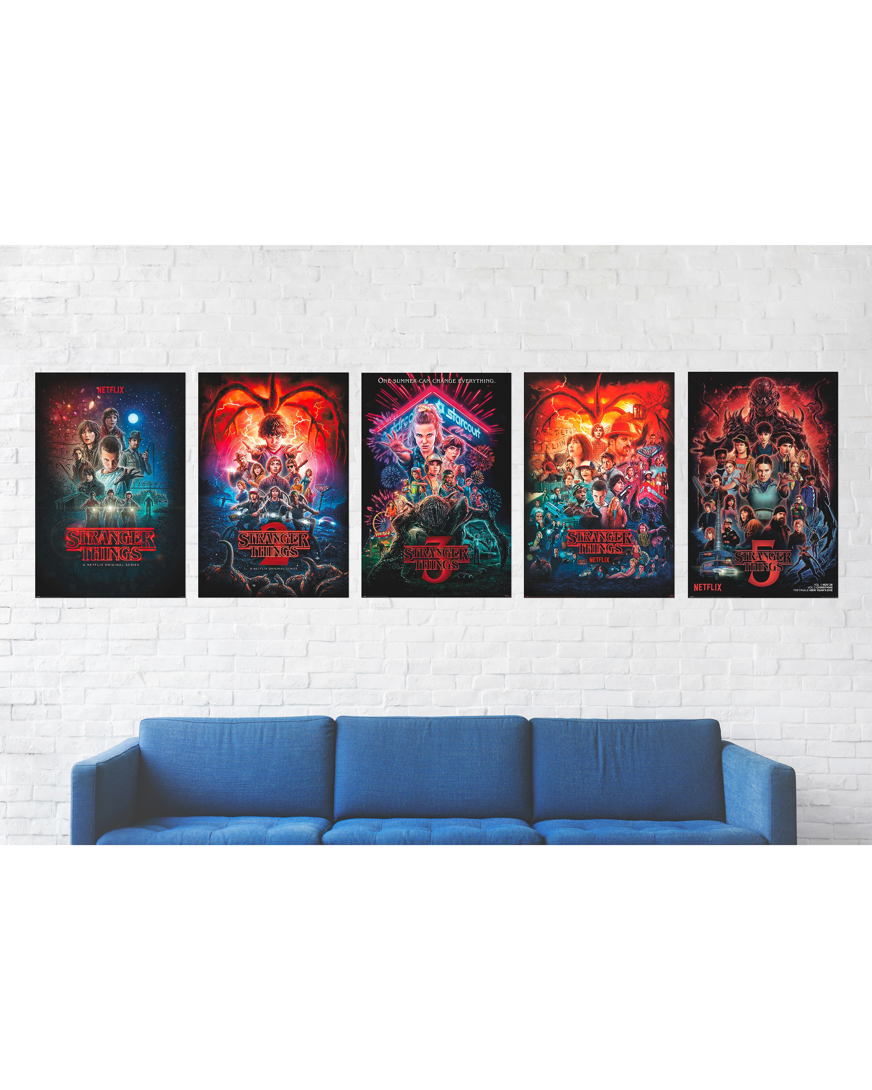 Stranger Things - Staffel 5 Poster 5er Set #2 - (5 Plakate der 5 Seasons) - Image 3