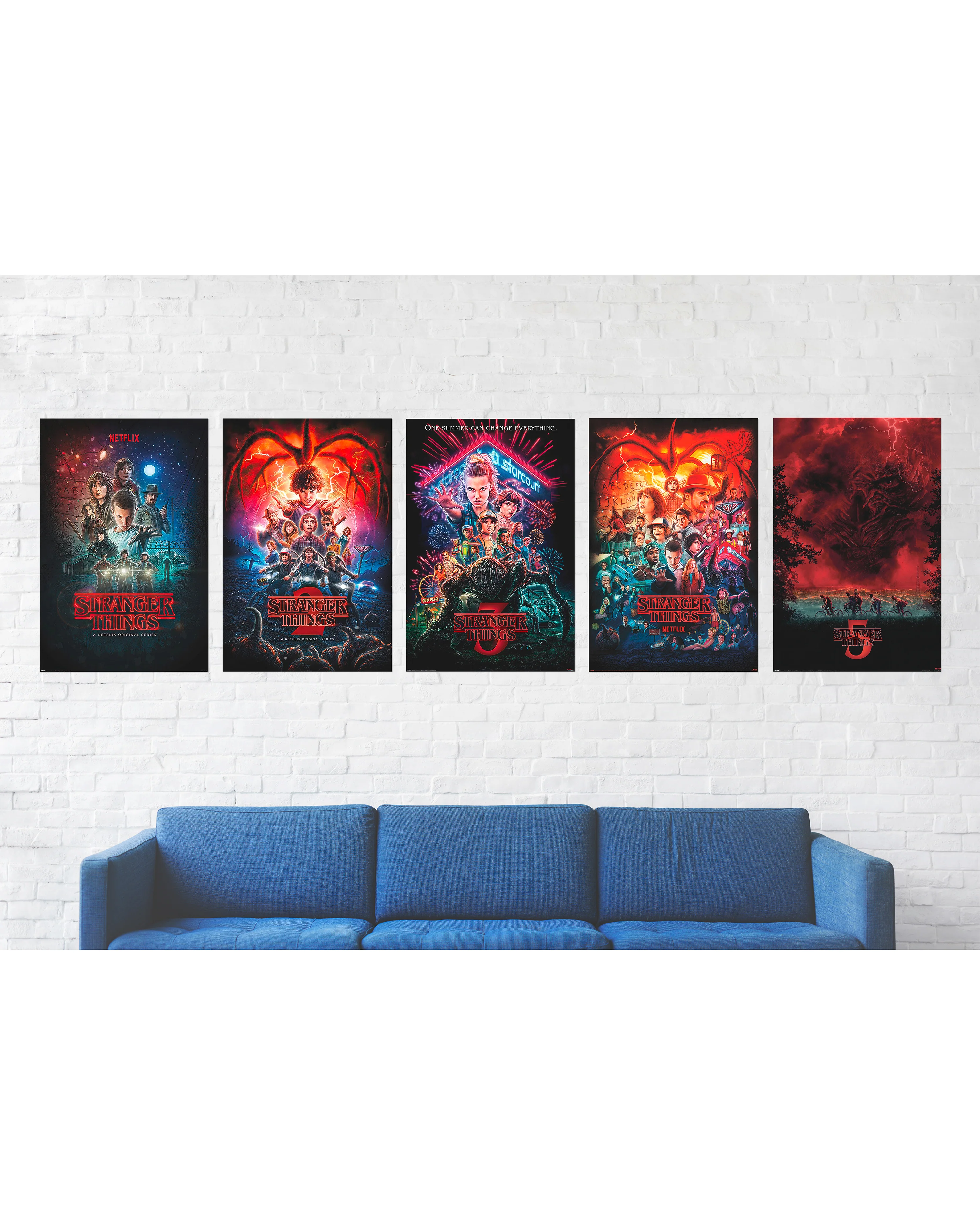 Stranger Things Poster 5er Set 5 Plakate der 5 Seasons - Image 3