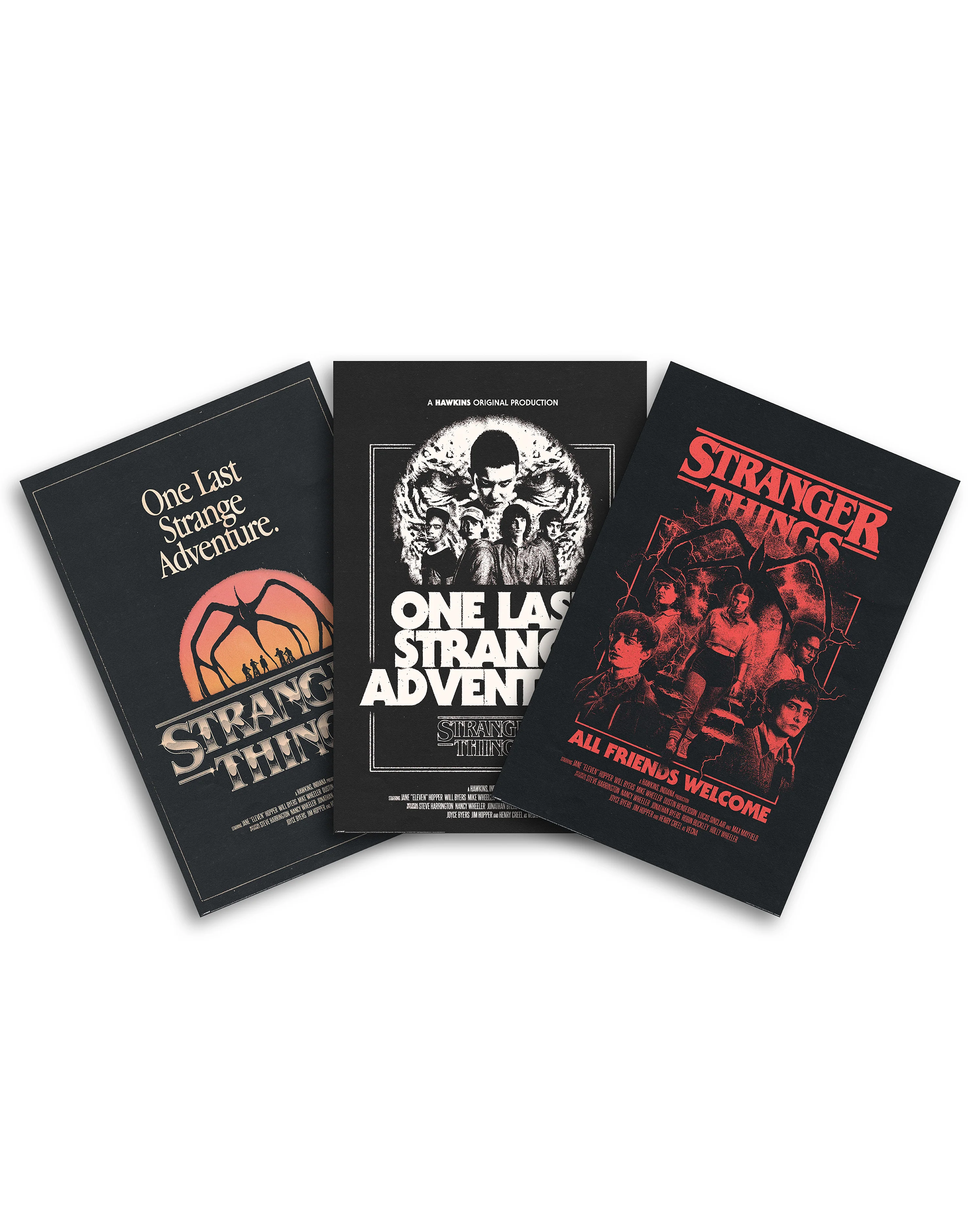 Stranger Things Posterset Season 5 (3er Set #2)