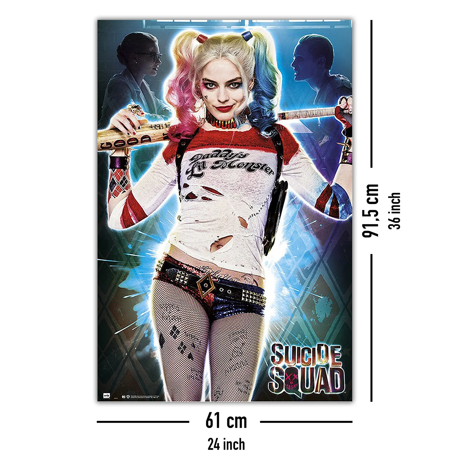 Suicide Squad Poster Harley Quinn Daddys Lil Monster - Image 5