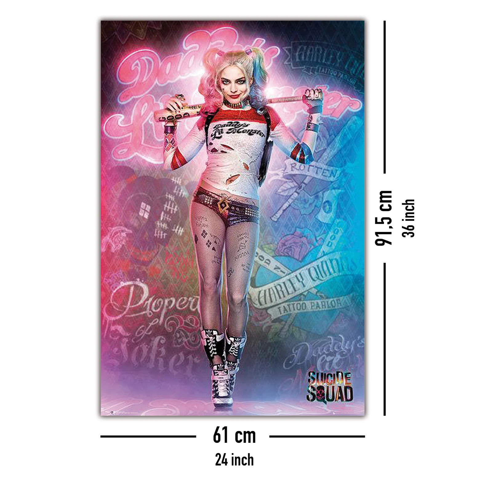 Suicide Squad Poster Stehend Harley Quinn - Image 5