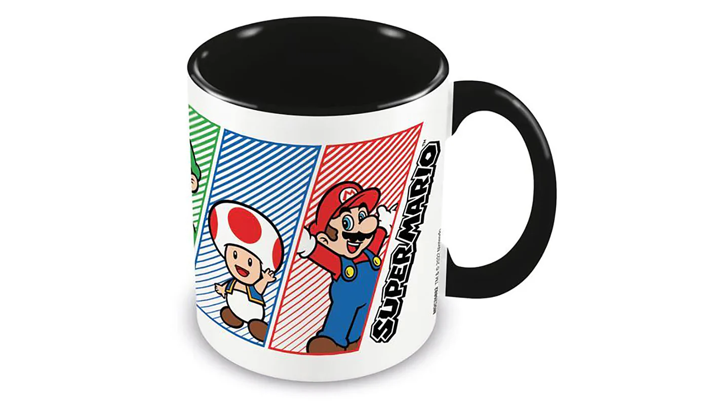 Super Mario Tasse Charaktere