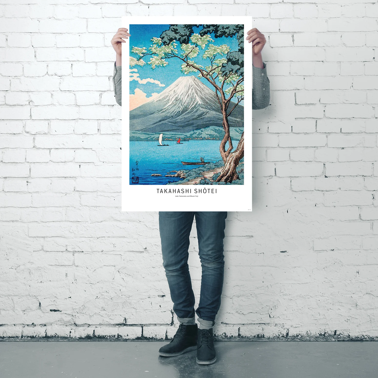 Takahashi Shotei Poster Lake Yamanaka and Mount Fuji - Image 4