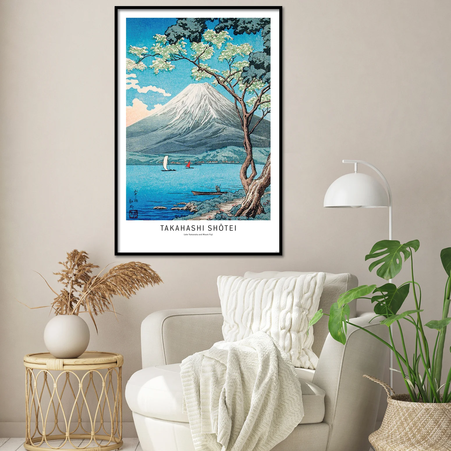 Takahashi Shotei Poster Lake Yamanaka and Mount Fuji - Image 7