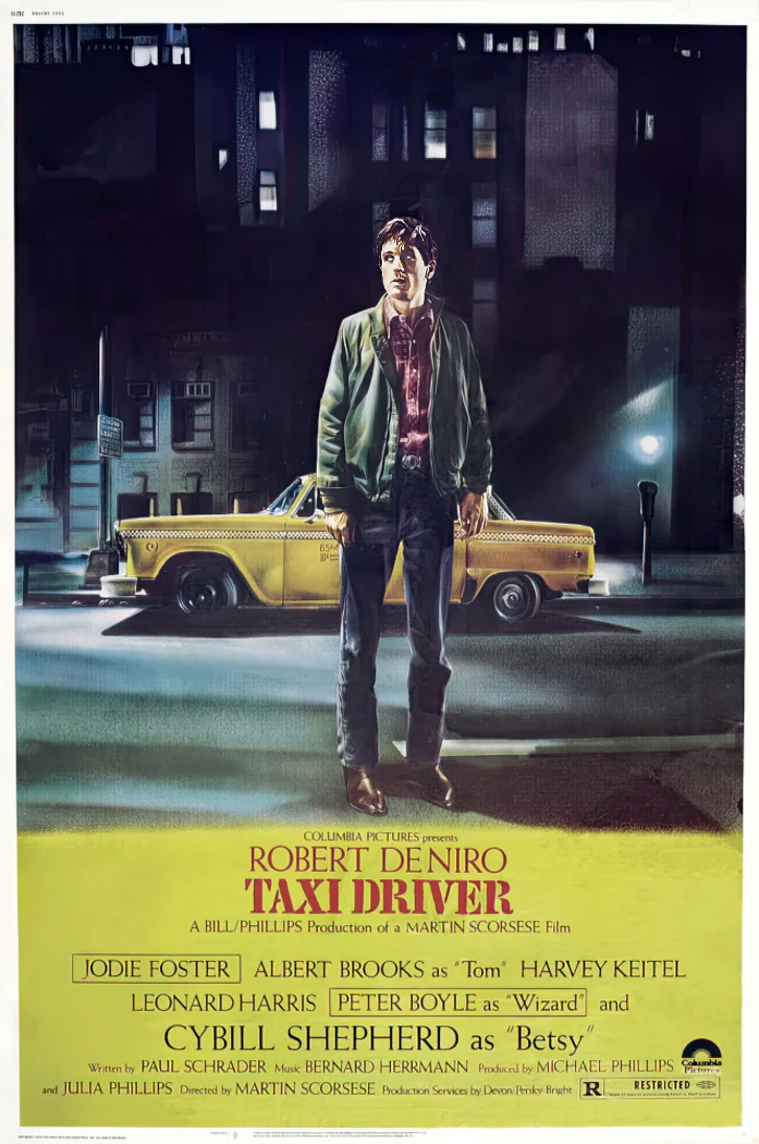 Taxi Driver Poster yellow Taxi