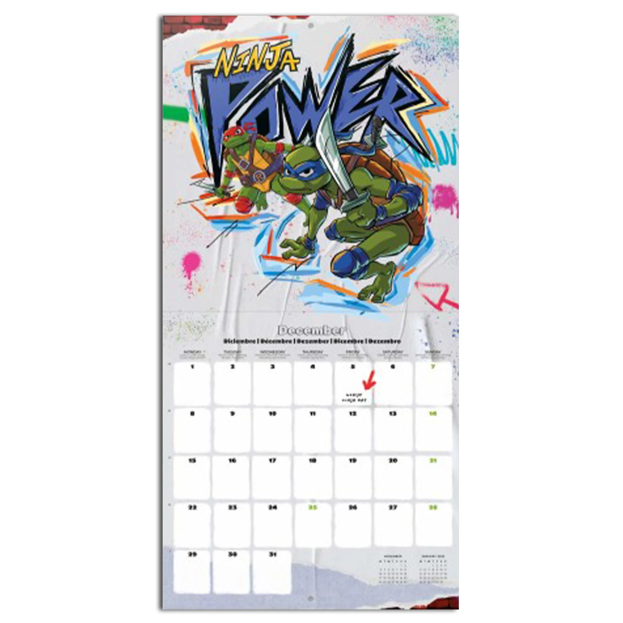 Teenage Mutant Kalender 2025 Ninja Turtles - Image 5