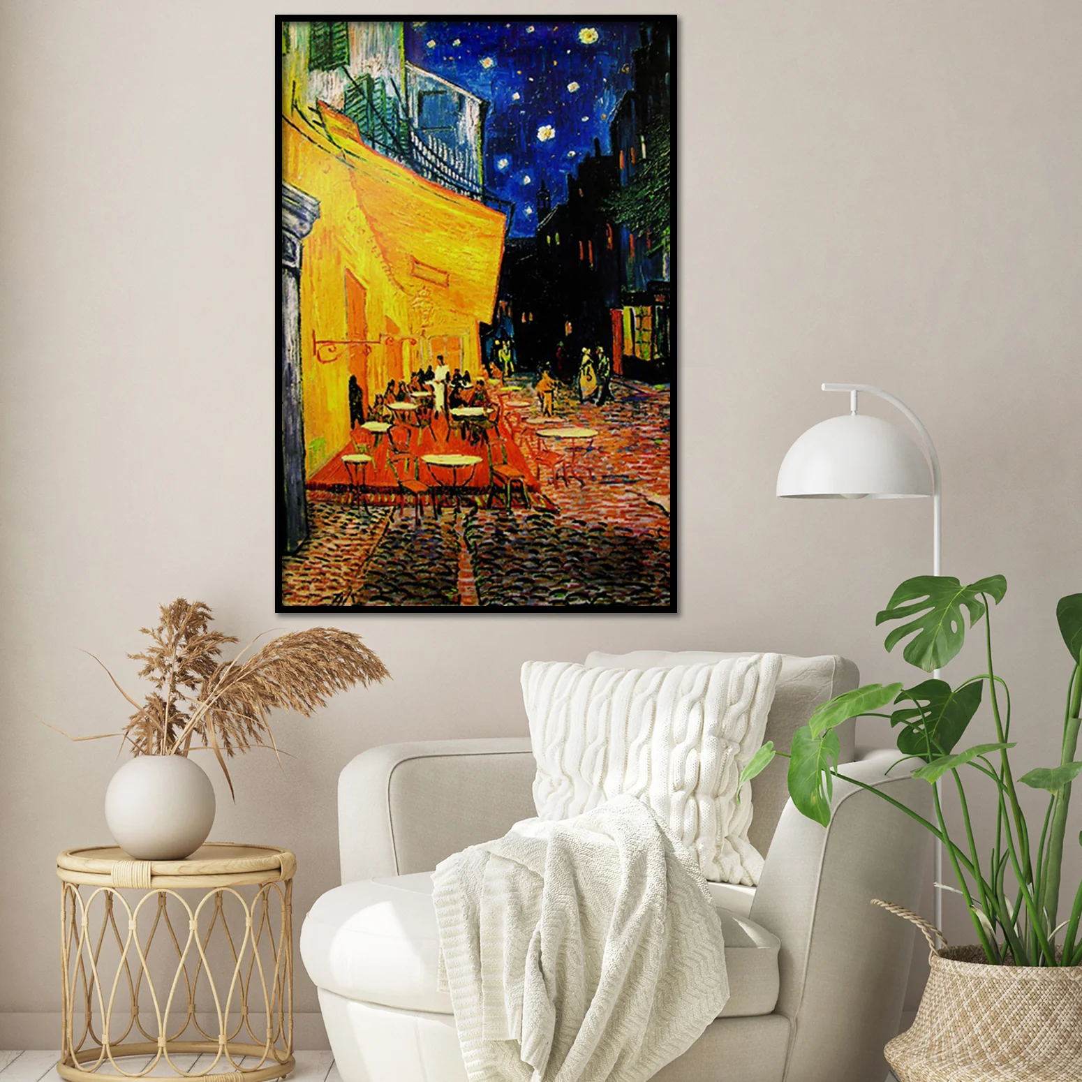 Terrasse de Cafe la nuit Poster Vincent Van Gogh - Image 2
