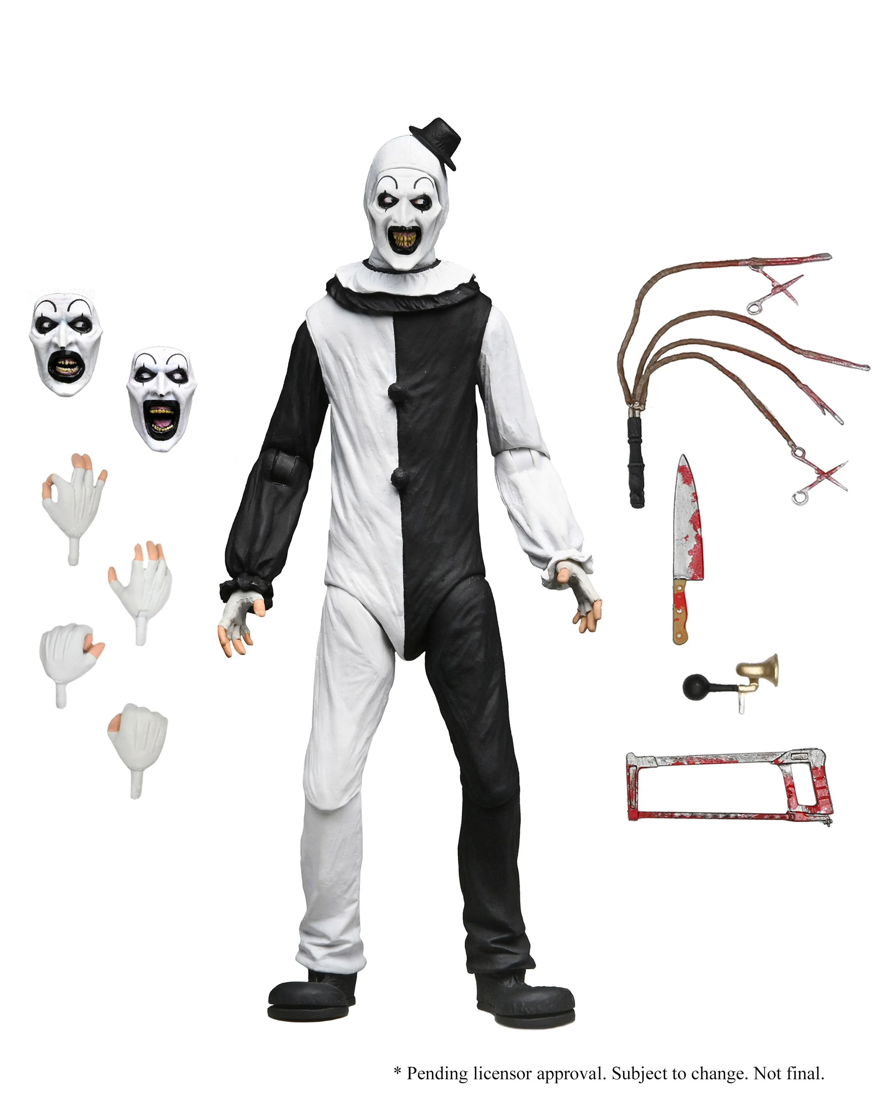 Terrifier 1/4 Scale Action Figur Art the Clown