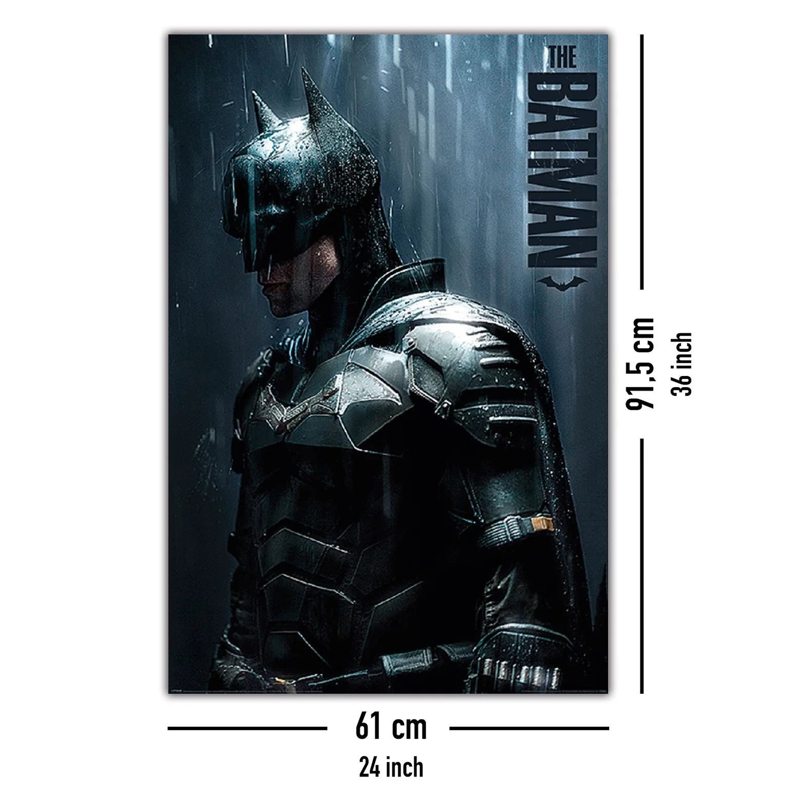 The Batman Poster Downpour Robert Pattinson - Image 5