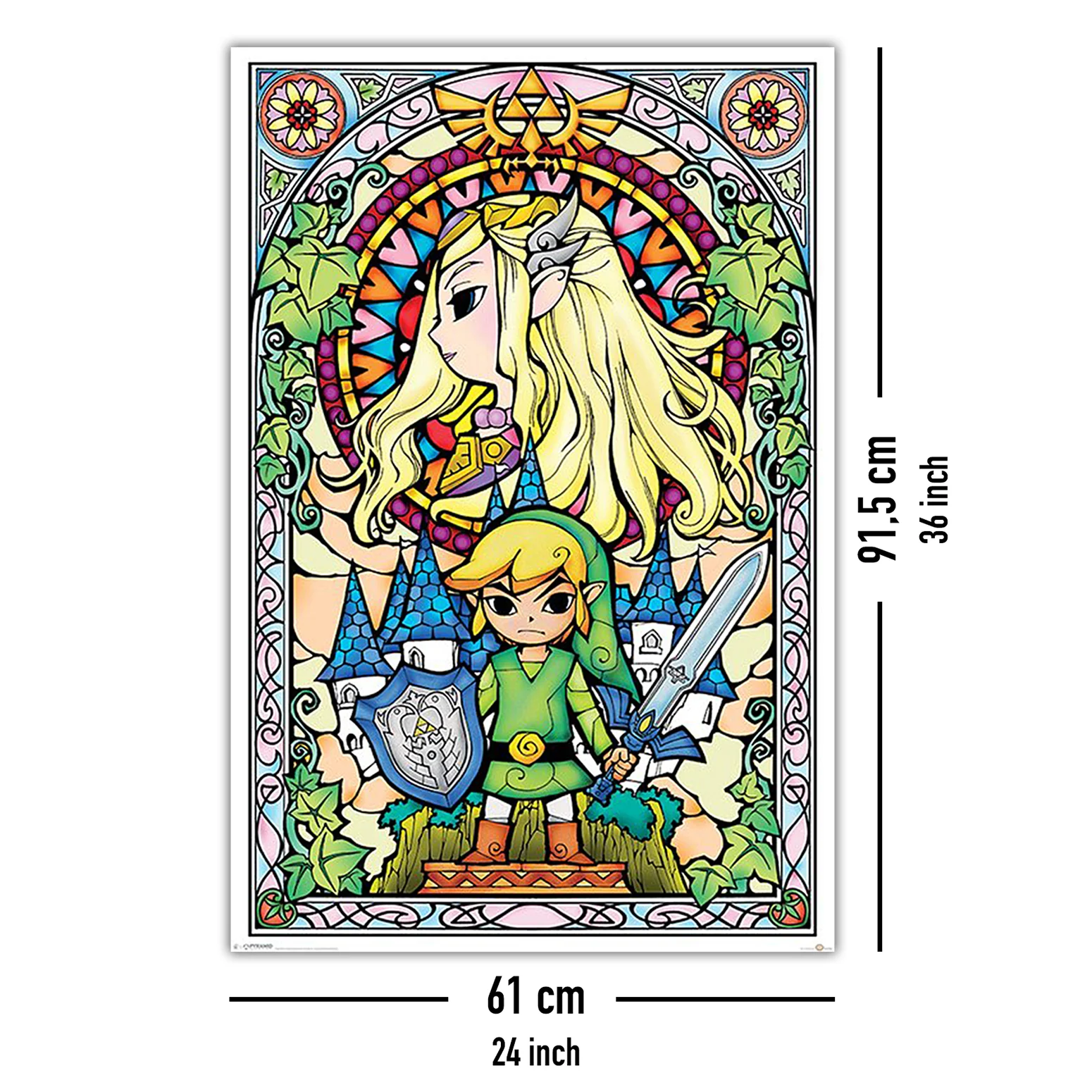 The Legend of Zelda Poster Kirchenfenster - Image 5