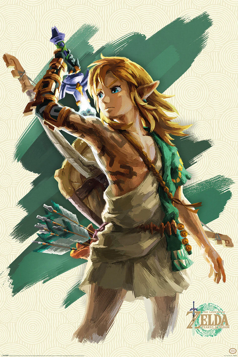 The Legend of Zelda Tears of the Kingdom Poster Link