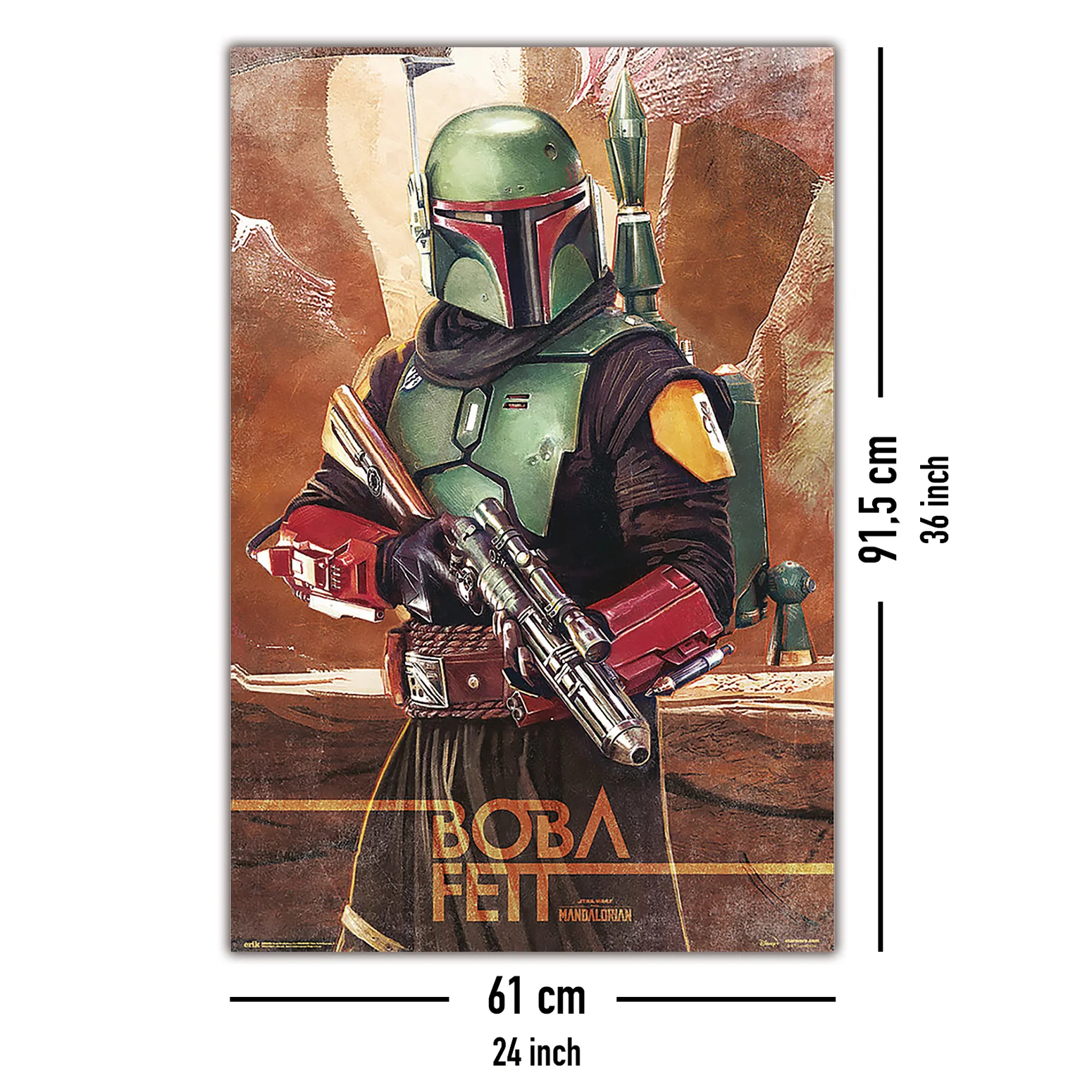 The Mandalorian Poster Boba Fett - Image 5
