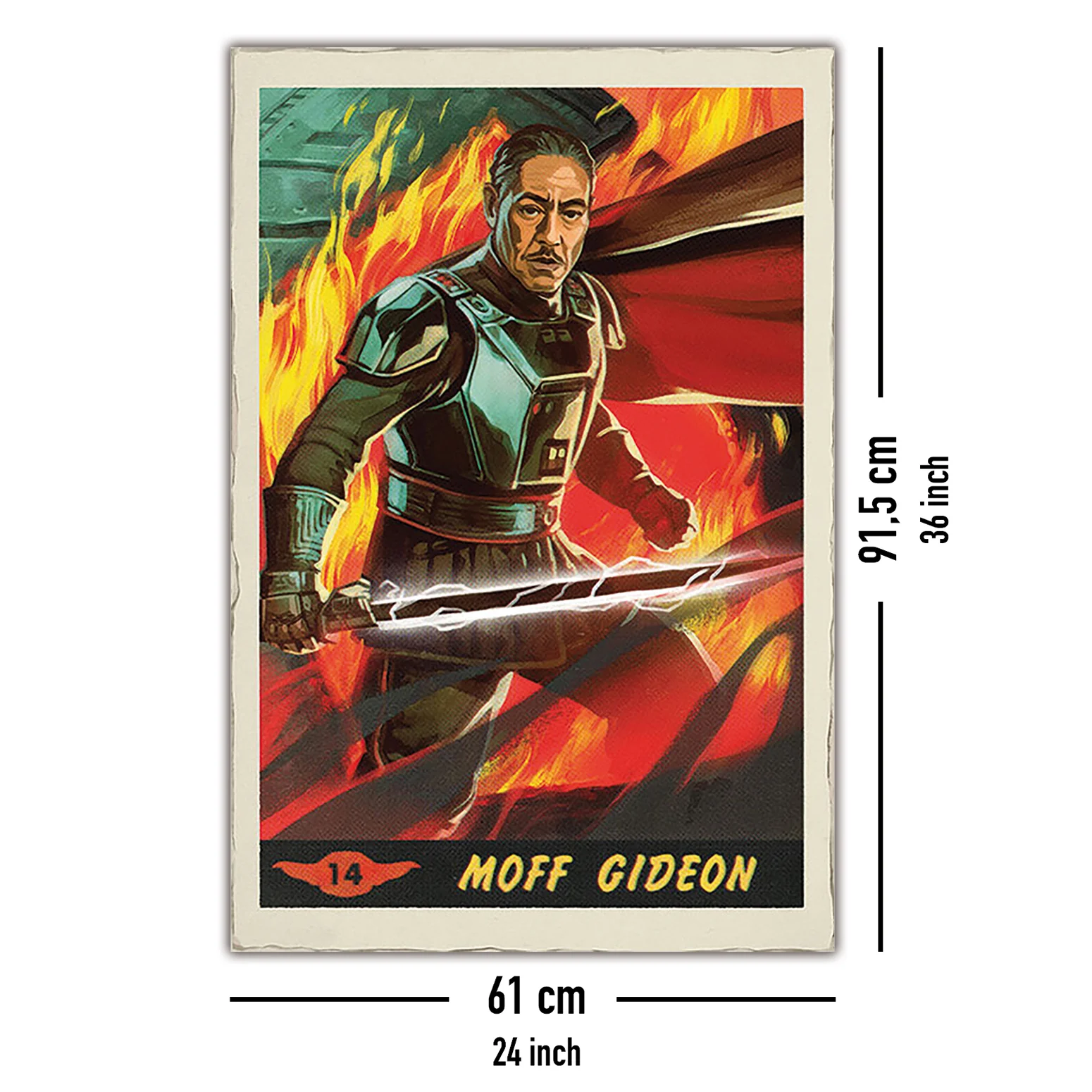 The Mandalorian Poster Moff Gideon Card - Image 5