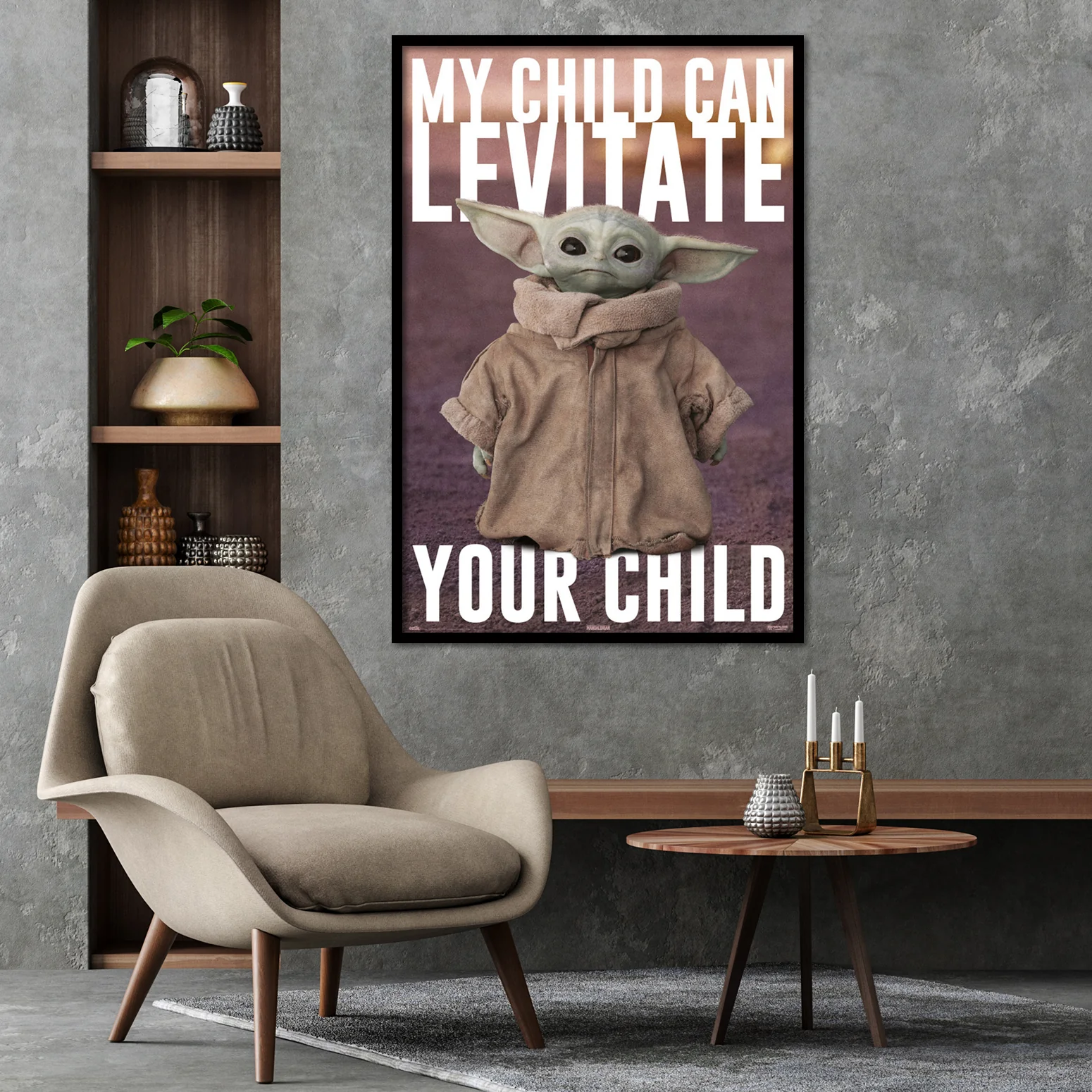 The Mandalorian Poster Yoda Baby Yoda, Grogu - Image 2