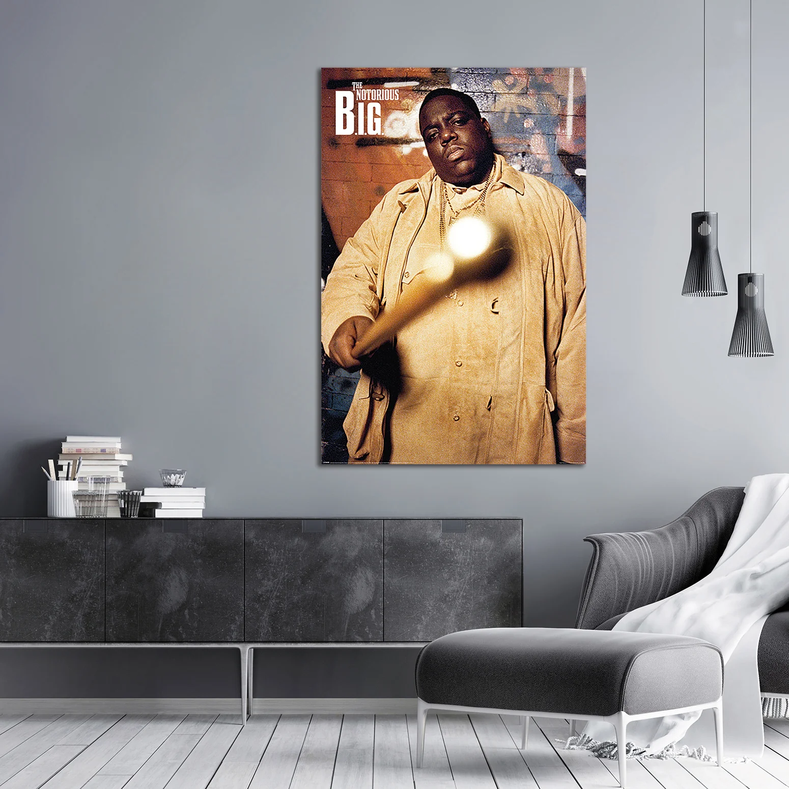 The Notorious B.I.G. Poster Cane - Image 3