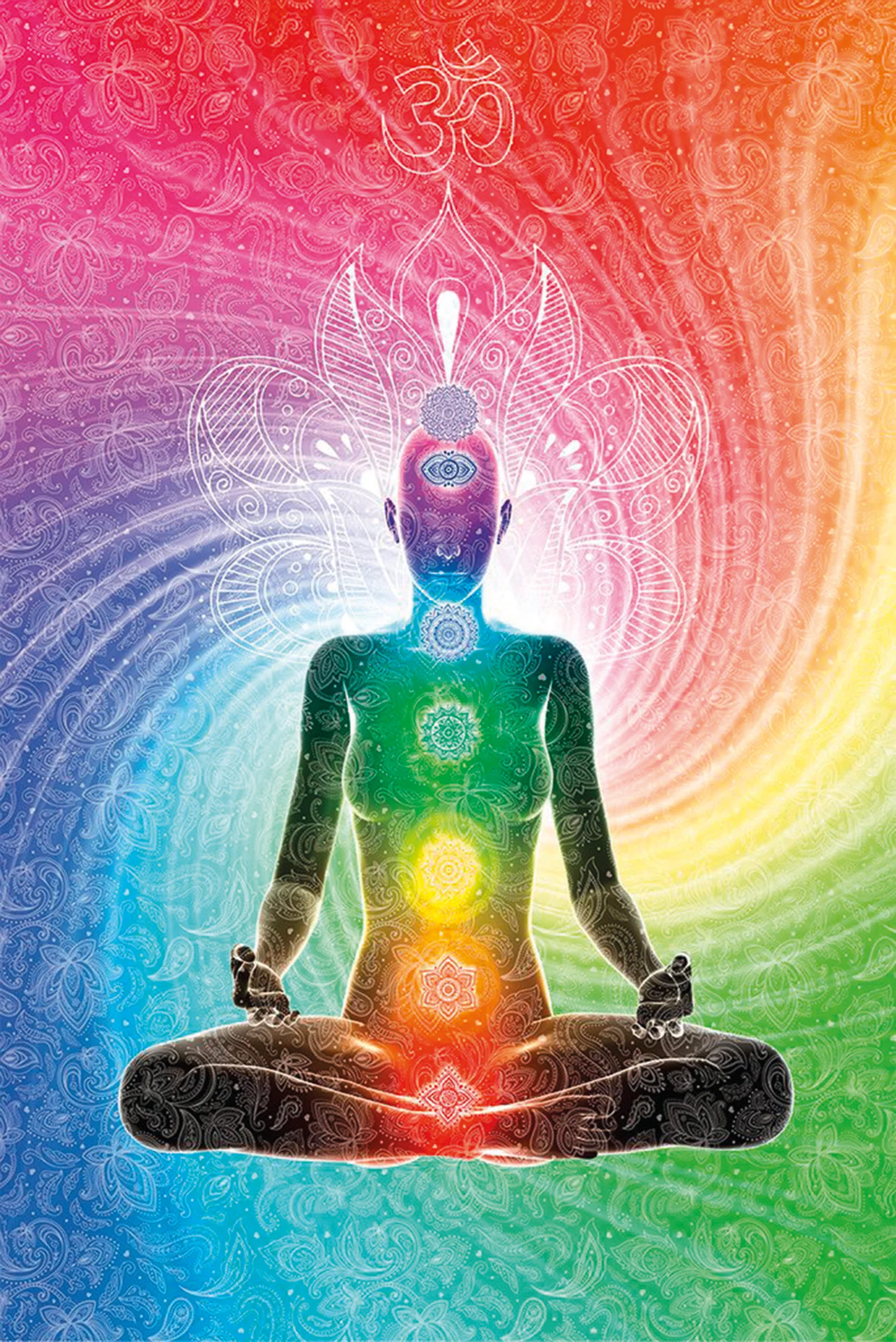 The Seven Chakras Poster Meditation