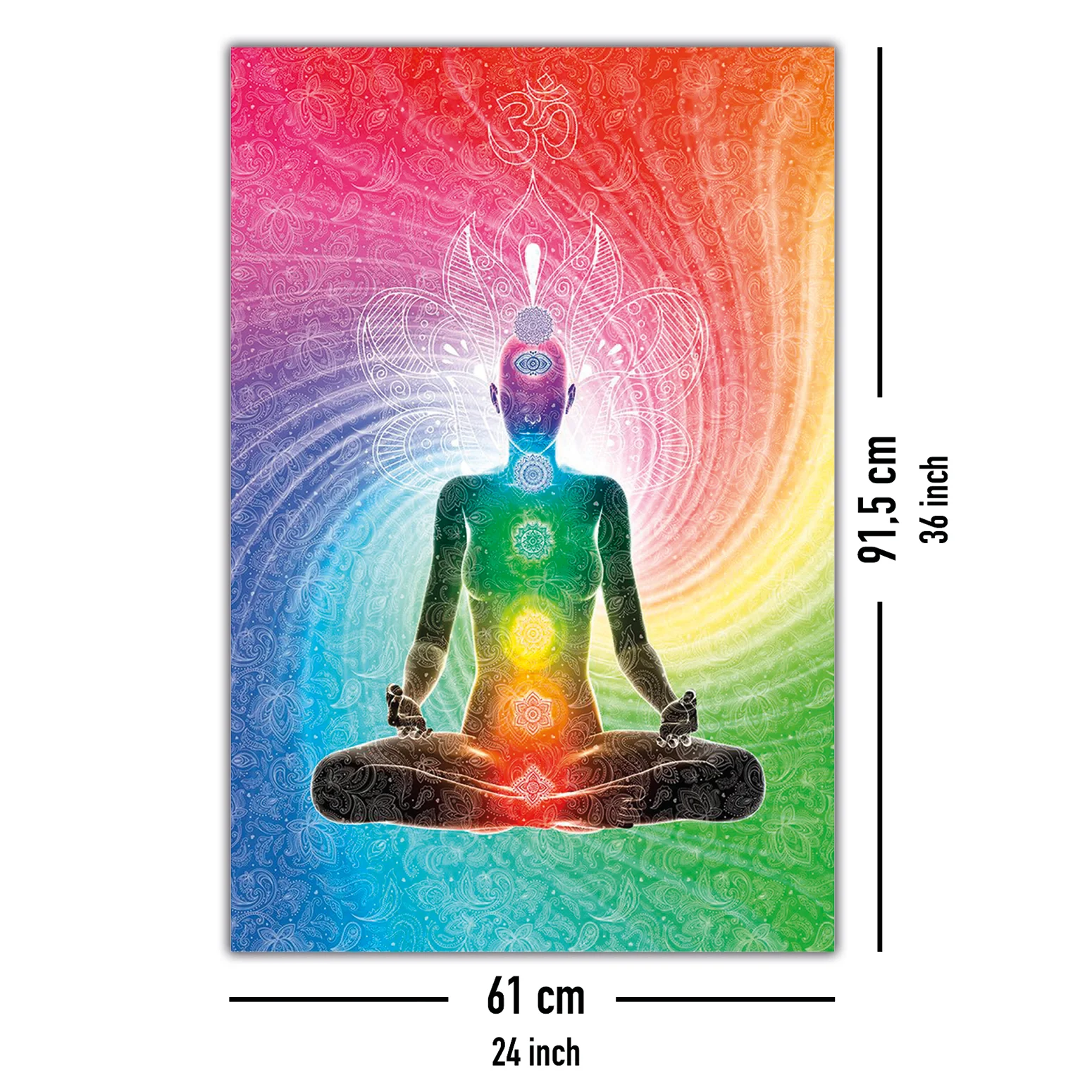The Seven Chakras Poster Meditation - Image 5
