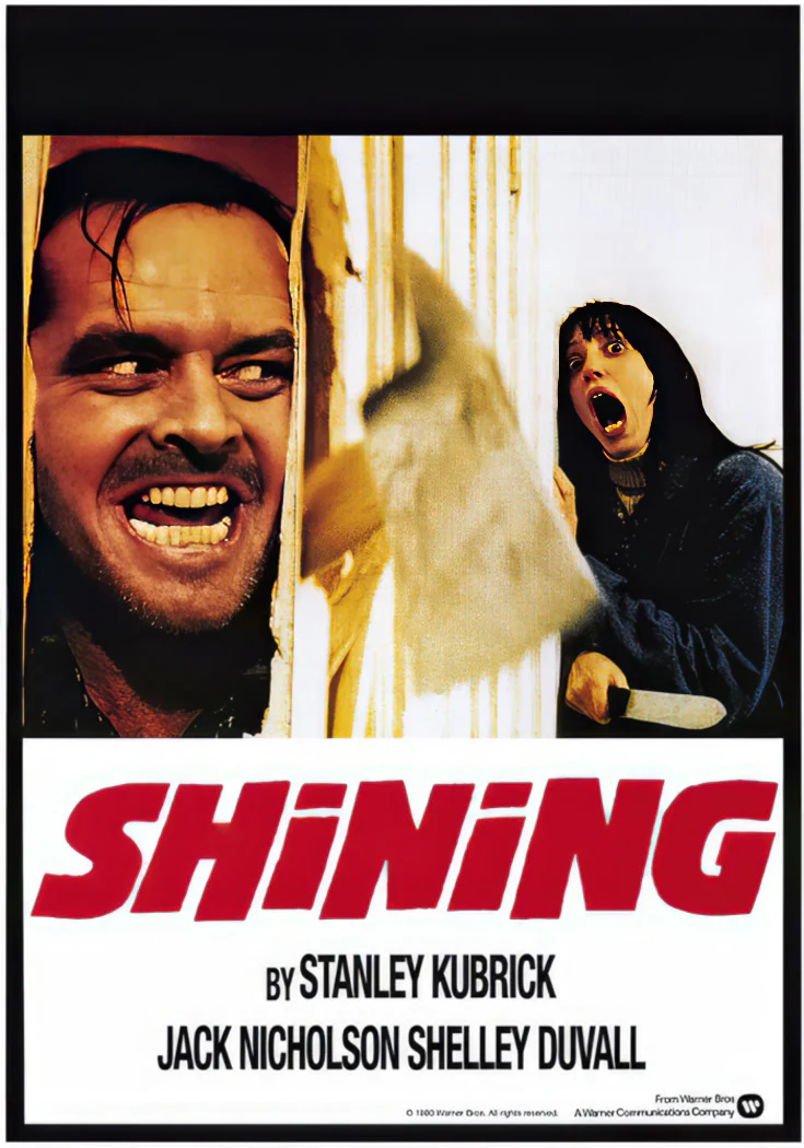 The Shining Poster Jack Nicholson, Shelley Duvall