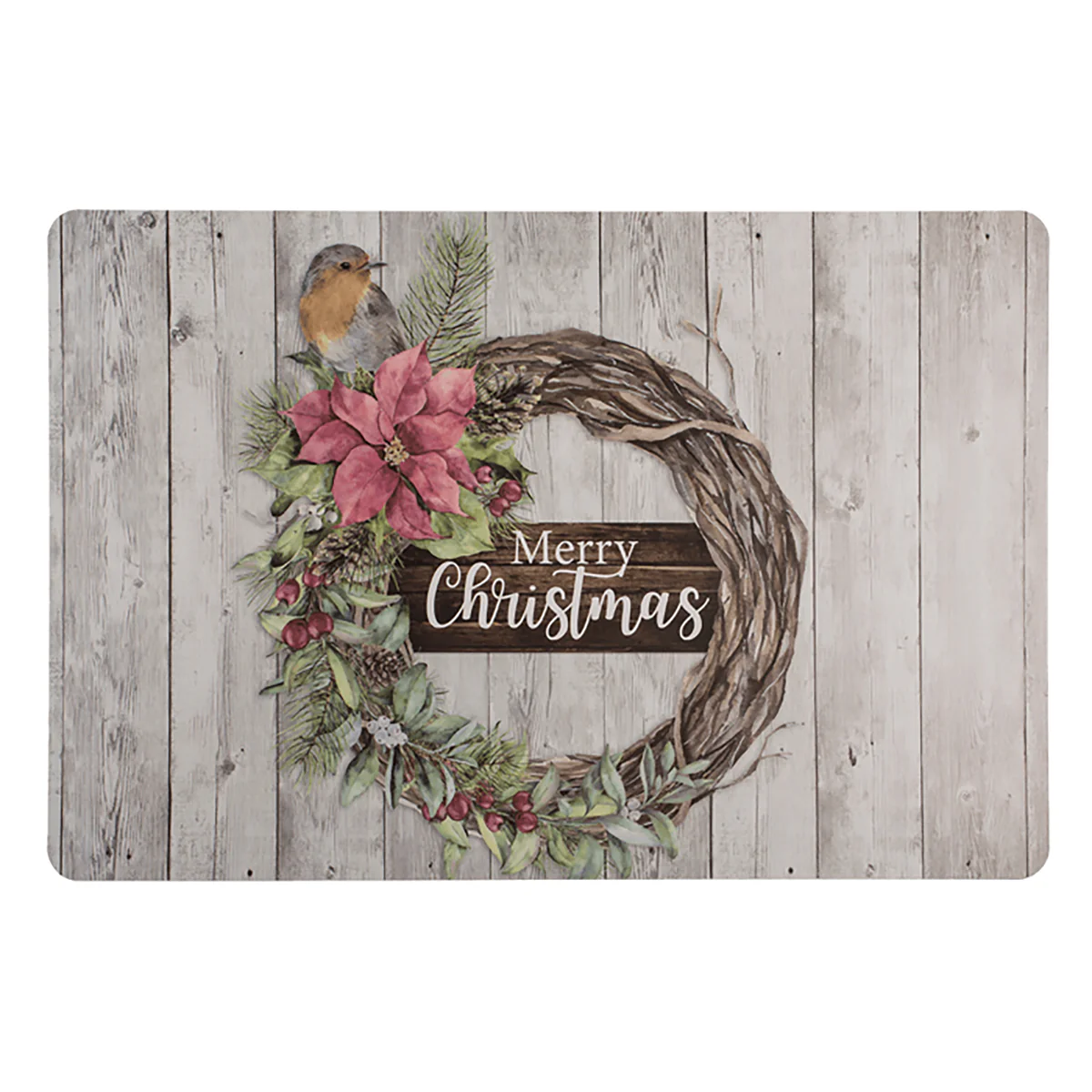 Tischsets Merry Christmas Cottage Weihnachten, 4er Set - Image 4
